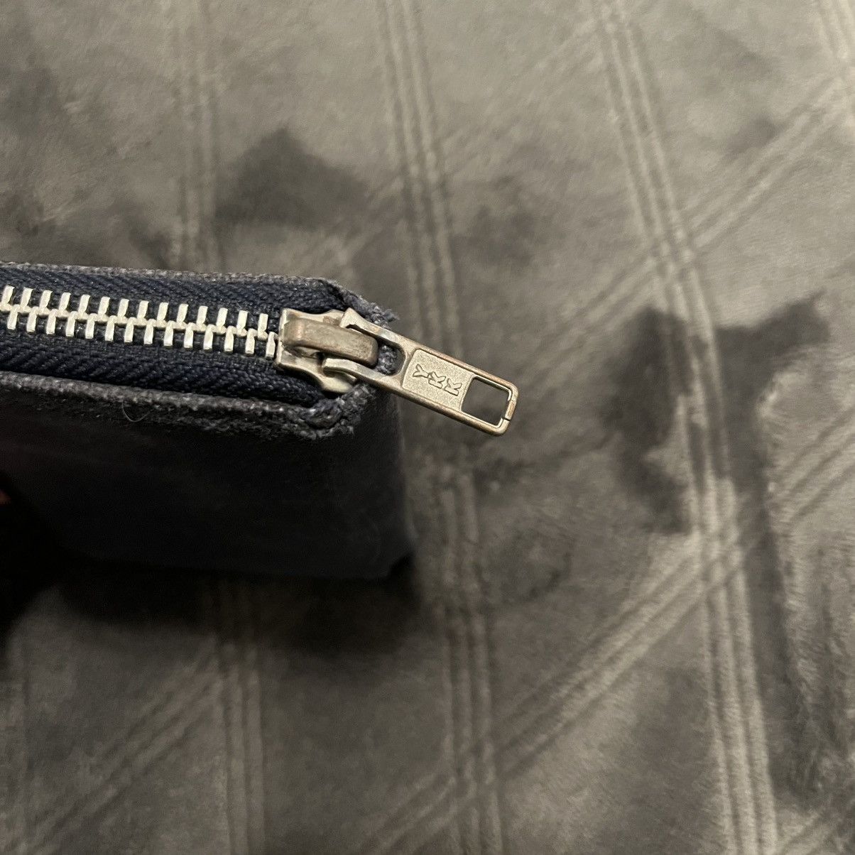 Stussy 2018 STUSSY x PORTER ZIP CANVAS WALLET MADE IN JAPAN L BLUE Size ONE SIZE - 2 Thumbnail