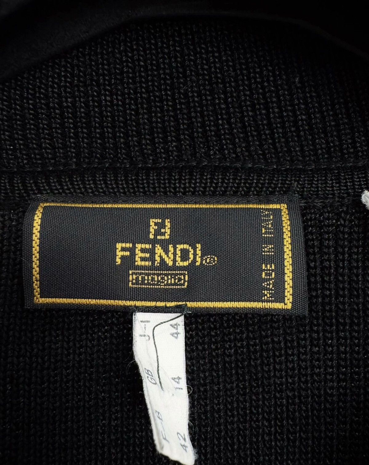 Fendi Fendi vintage knitted cardigan Size M / US 6-8 / IT 42-44 - 2 Thumbnail
