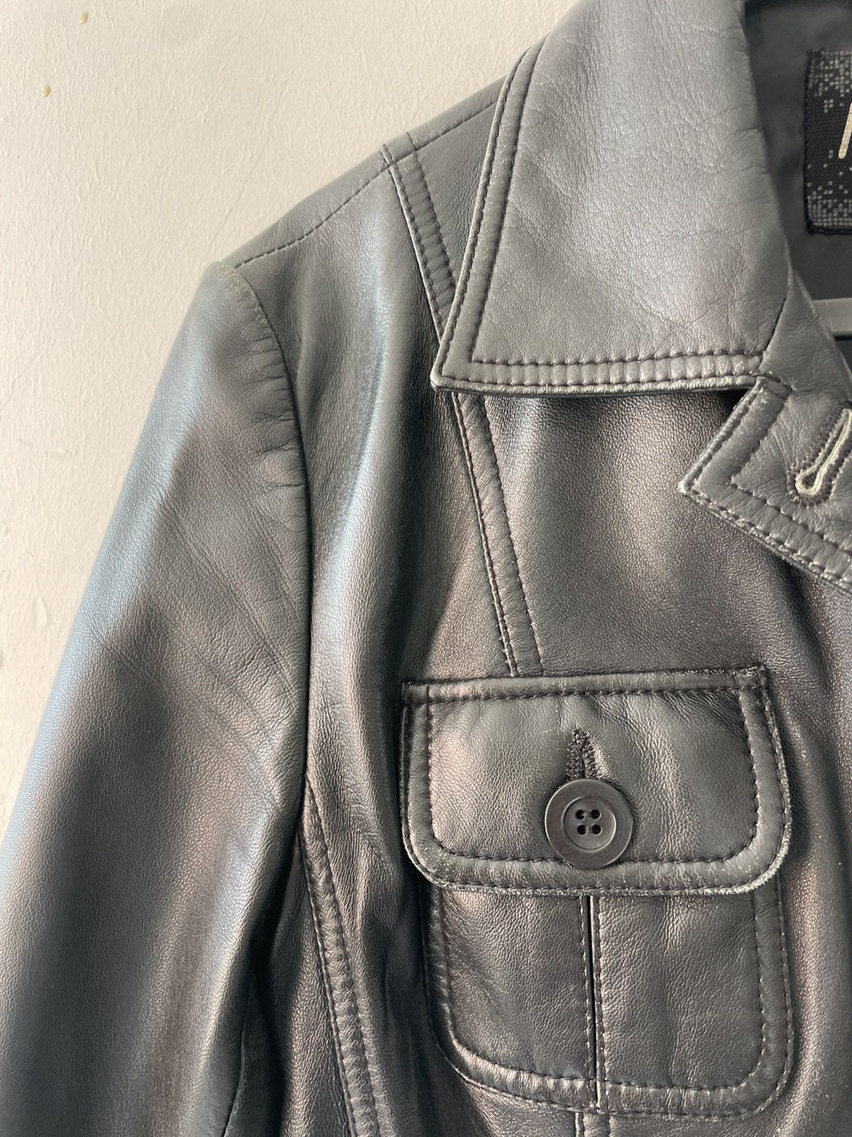 Vintage y2k leather jacket Size S / US 4 / IT 40 - 9 Thumbnail