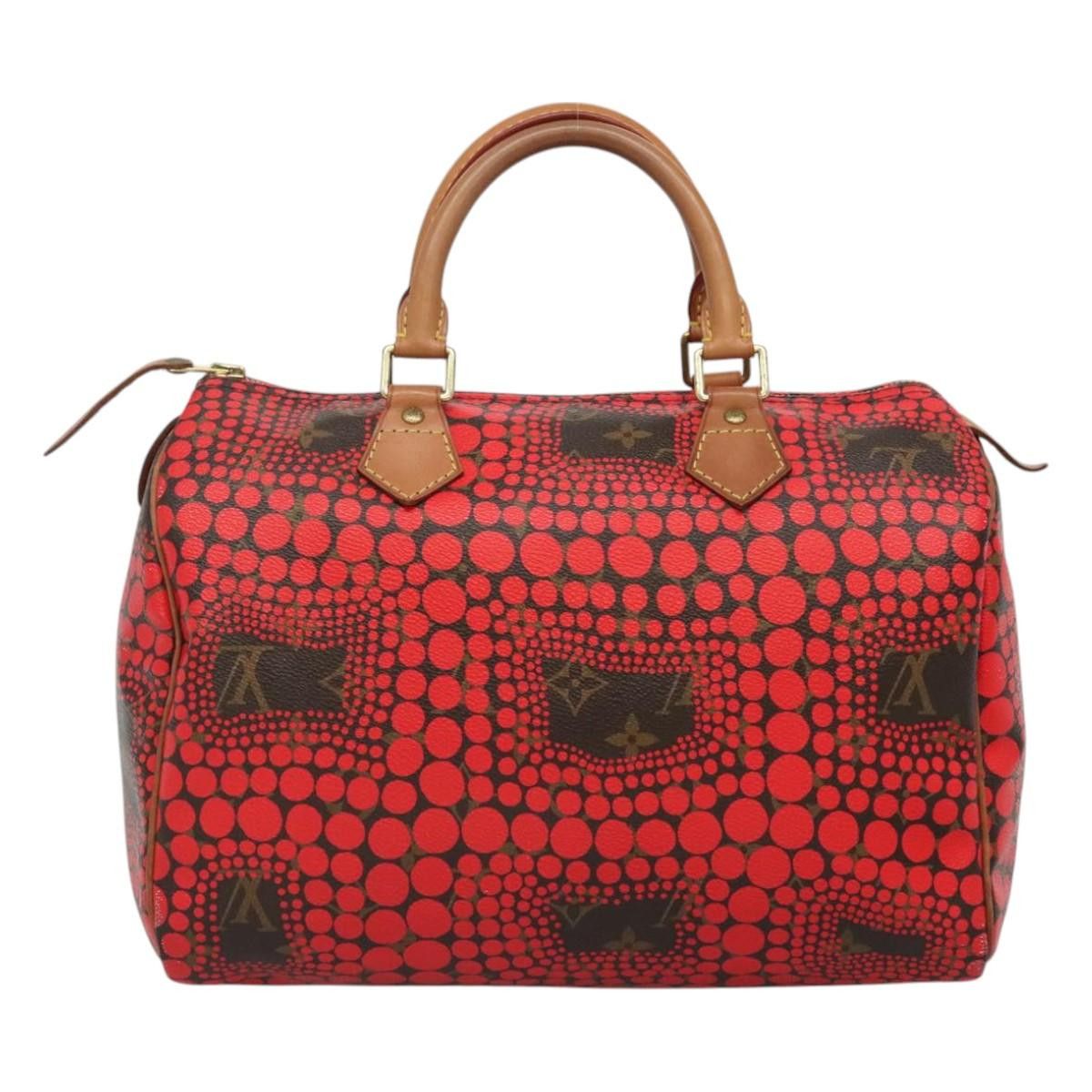 Louis Vuitton Speedy 30 Red Canvas Handbag (Pre-Owned) Size ONE SIZE - 1 Thumbnail