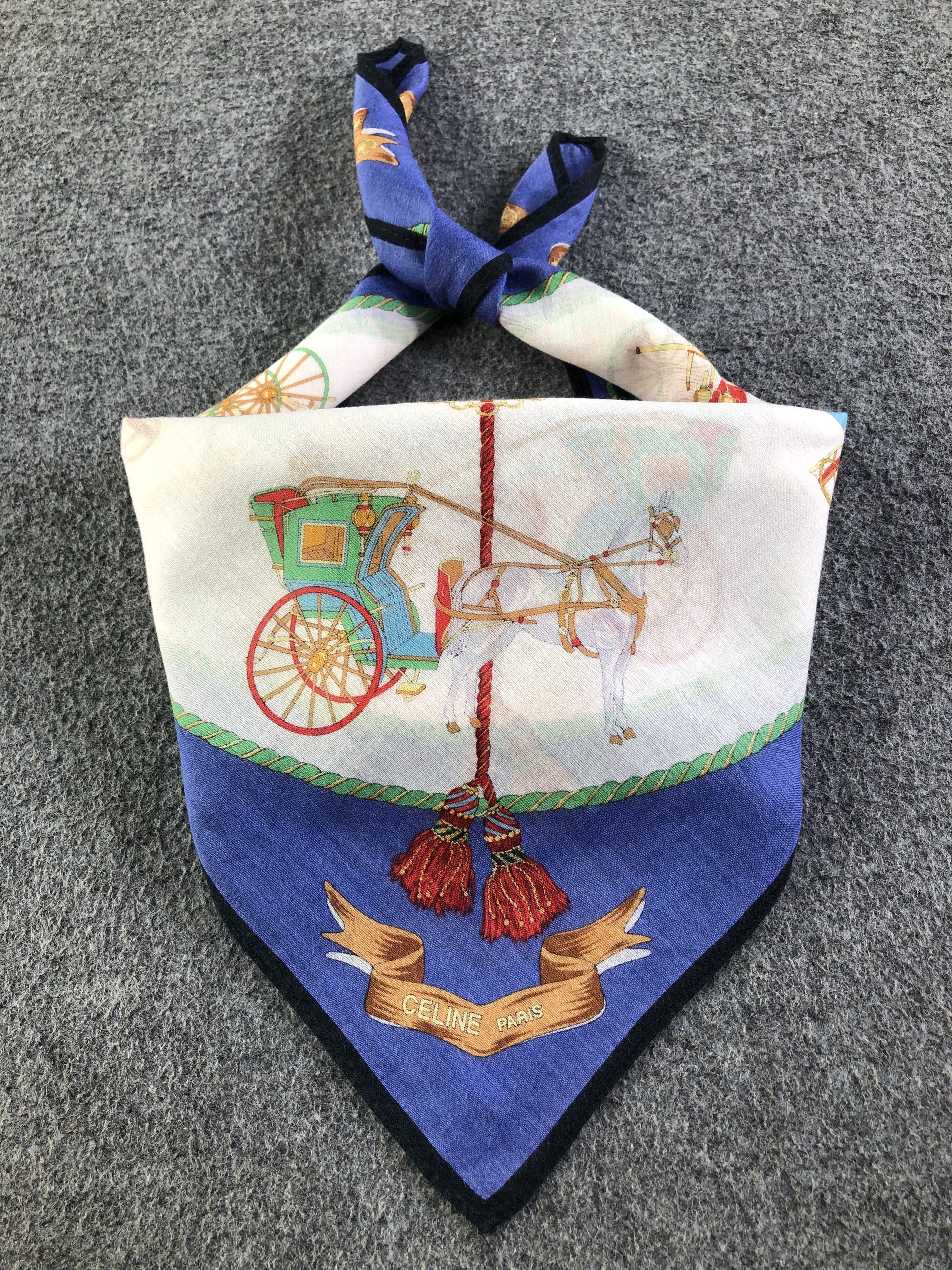 Celine Celine Handkerchief / Bandana / Neckerchief C355 Size ONE SIZE - 1 Thumbnail