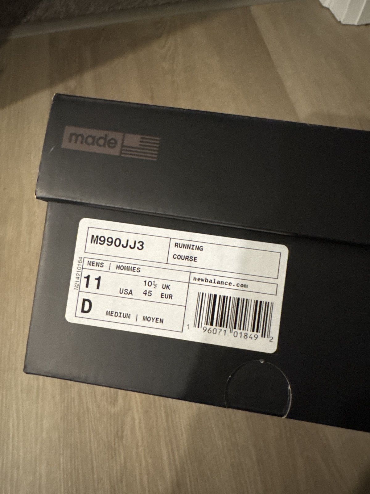 JJJJound × New Balance New Balance 990v3 JJJJound Brown Black Size US 11 / EU 44 - 8 Thumbnail