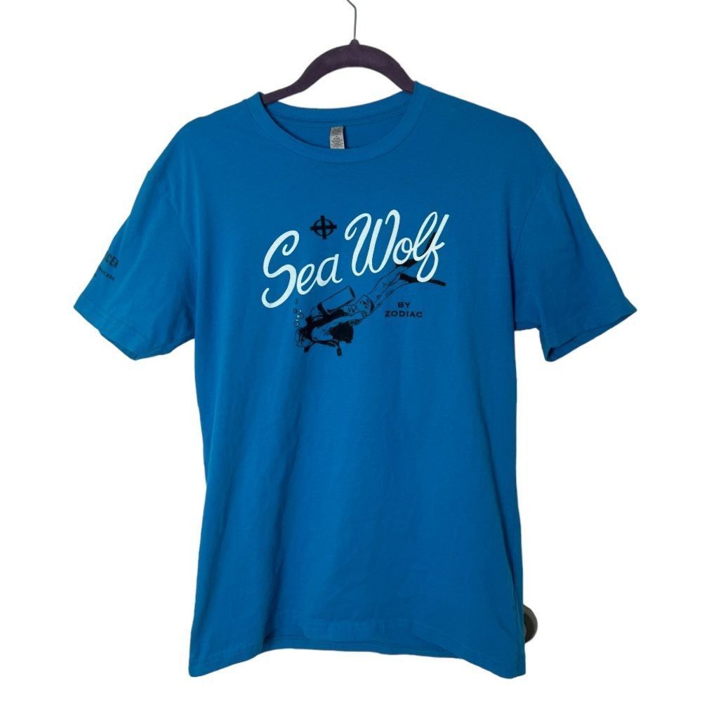 Other Zodiac SZ M Sea Wolf blue t-shirt Size US M / EU 48-50 / 2 - 1 Thumbnail