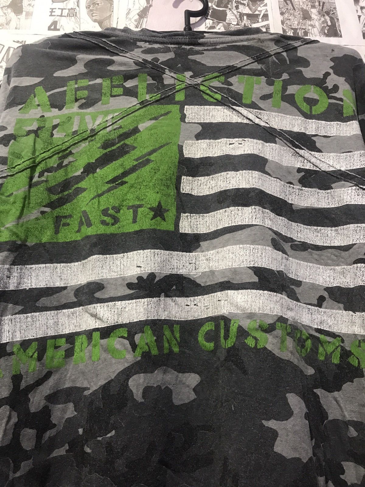 Affliction × Band Tees AFFLICTION AMERICAN CUSTOMS T-SHIRT SIZE XL Size US XL / EU 56 / 4 - 4 Thumbnail