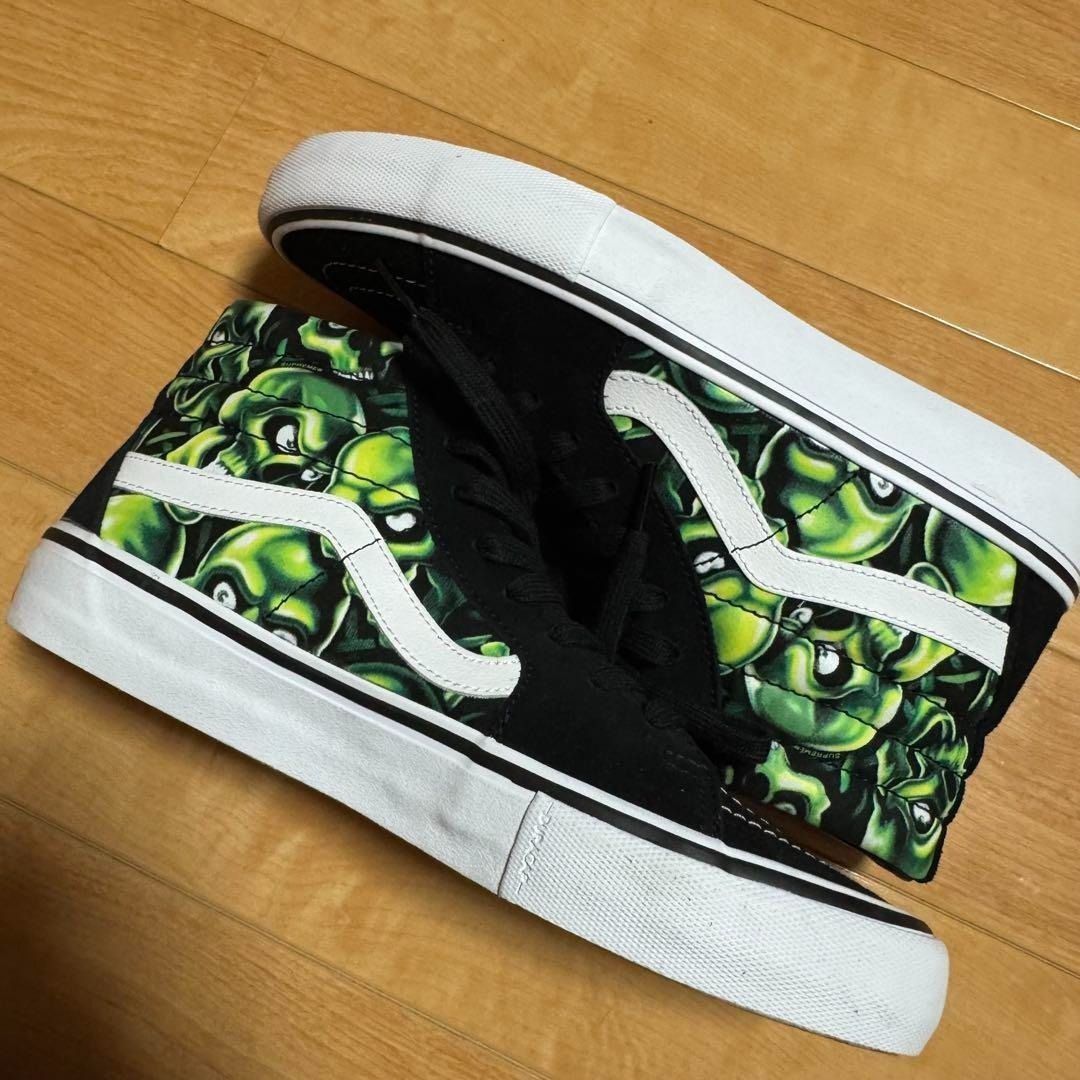 SUPREME × VANS SKULL PILE SK Hi Sneaker Size US