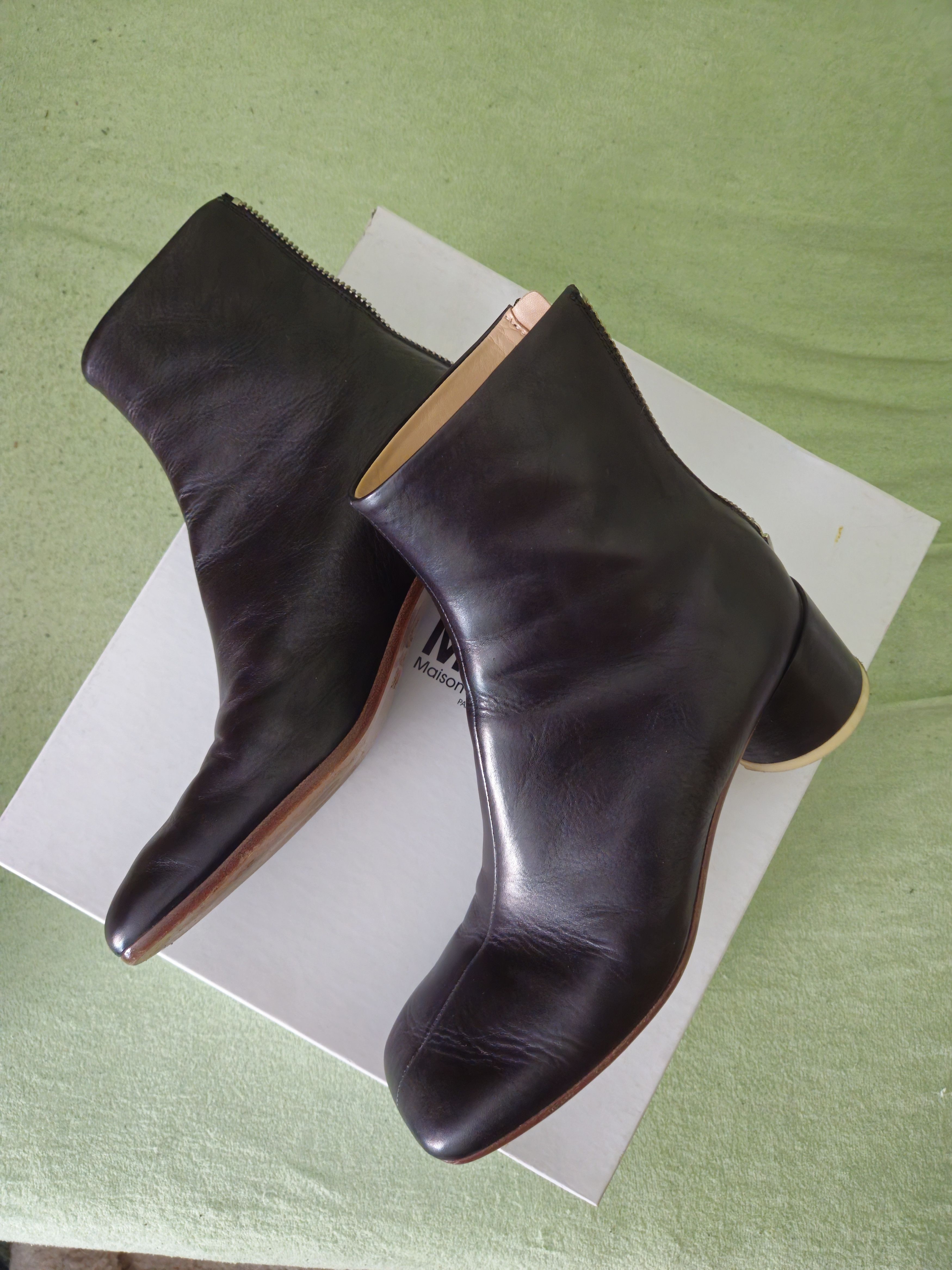 MM6 MM6 Leather boots Size US 7 / EU 40 - 1 Thumbnail