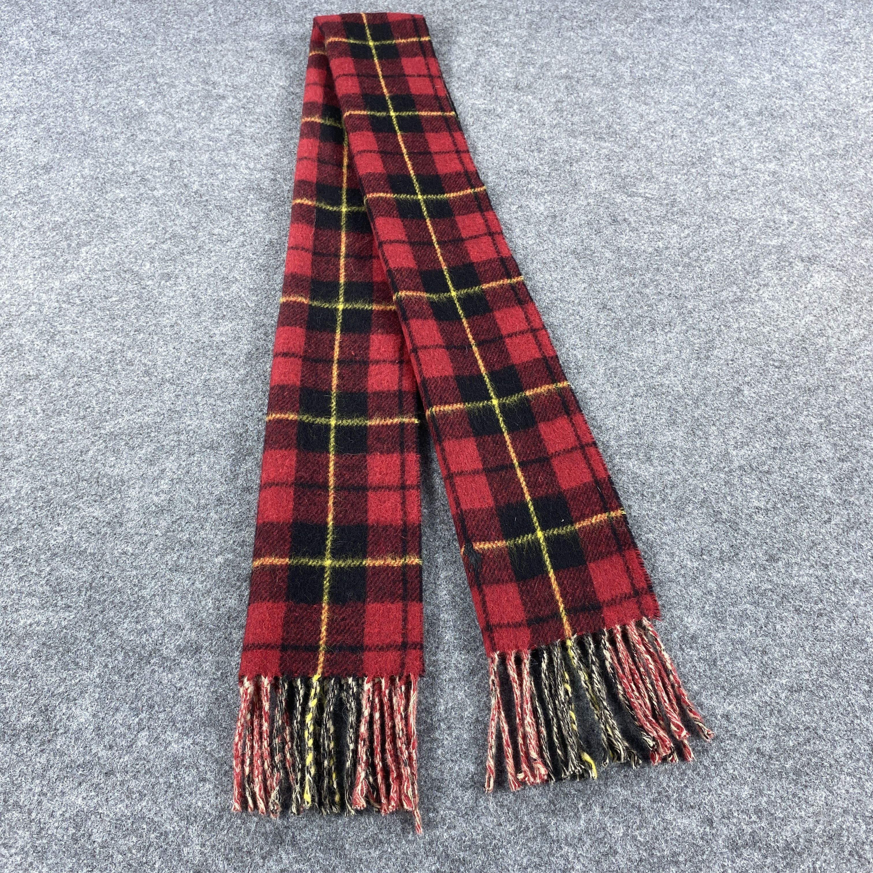 Polo Ralph Lauren × Vintage GF10445 Polo Ralph Lauren Scarf Neck Wear Muffler Nova Check Size ONE SIZE - 1 Thumbnail