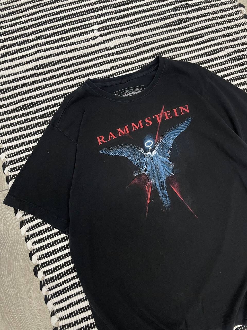 Band Tees × Japanese Brand × Vintage Vintage Rammstein Du Ich Wir Ihr Tee T-Shirt Y2K Size US XL / EU 56 / 4 - 2 Thumbnail