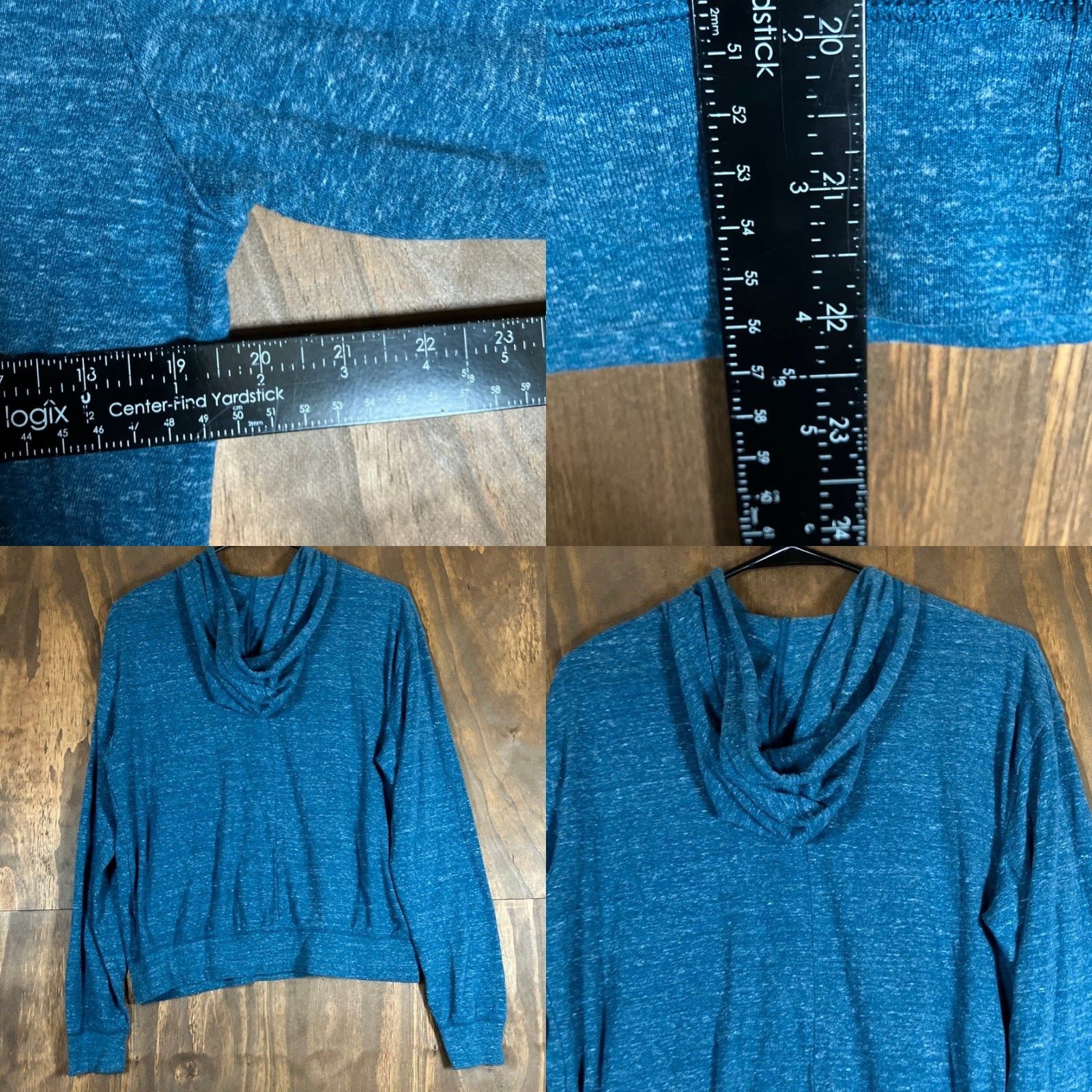 Nike Nike Womens Hoodie Pullover Lightweight Blue Medium Regular Kangaroo Pocket Sweatshirt Size M / US 6-8 / IT 42-44 - 8 Thumbnail