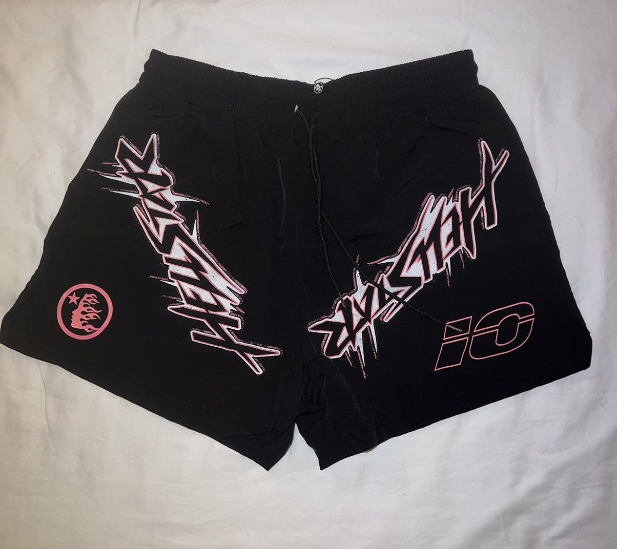 HELLSTAR Hellstar waxed nylon athletic shorts Size US 36 / EU 52 - 1 Thumbnail
