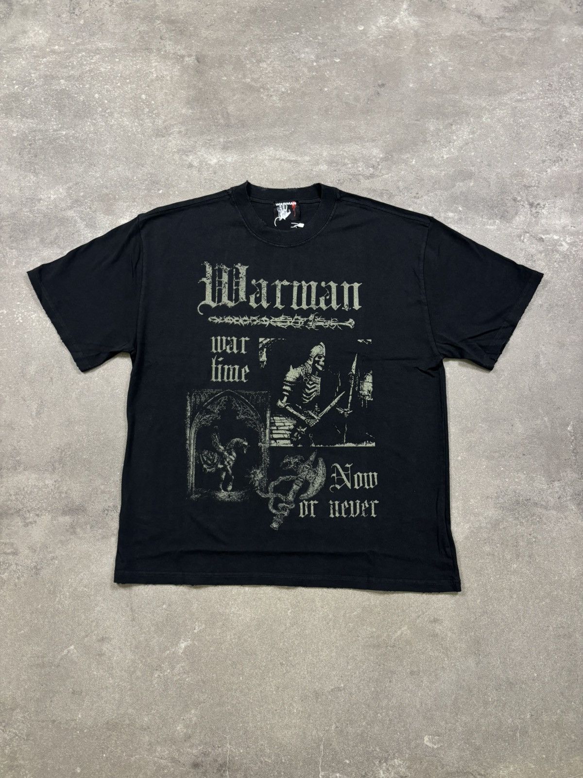 Warman Knight Conquest Graphic T-Shirt Black