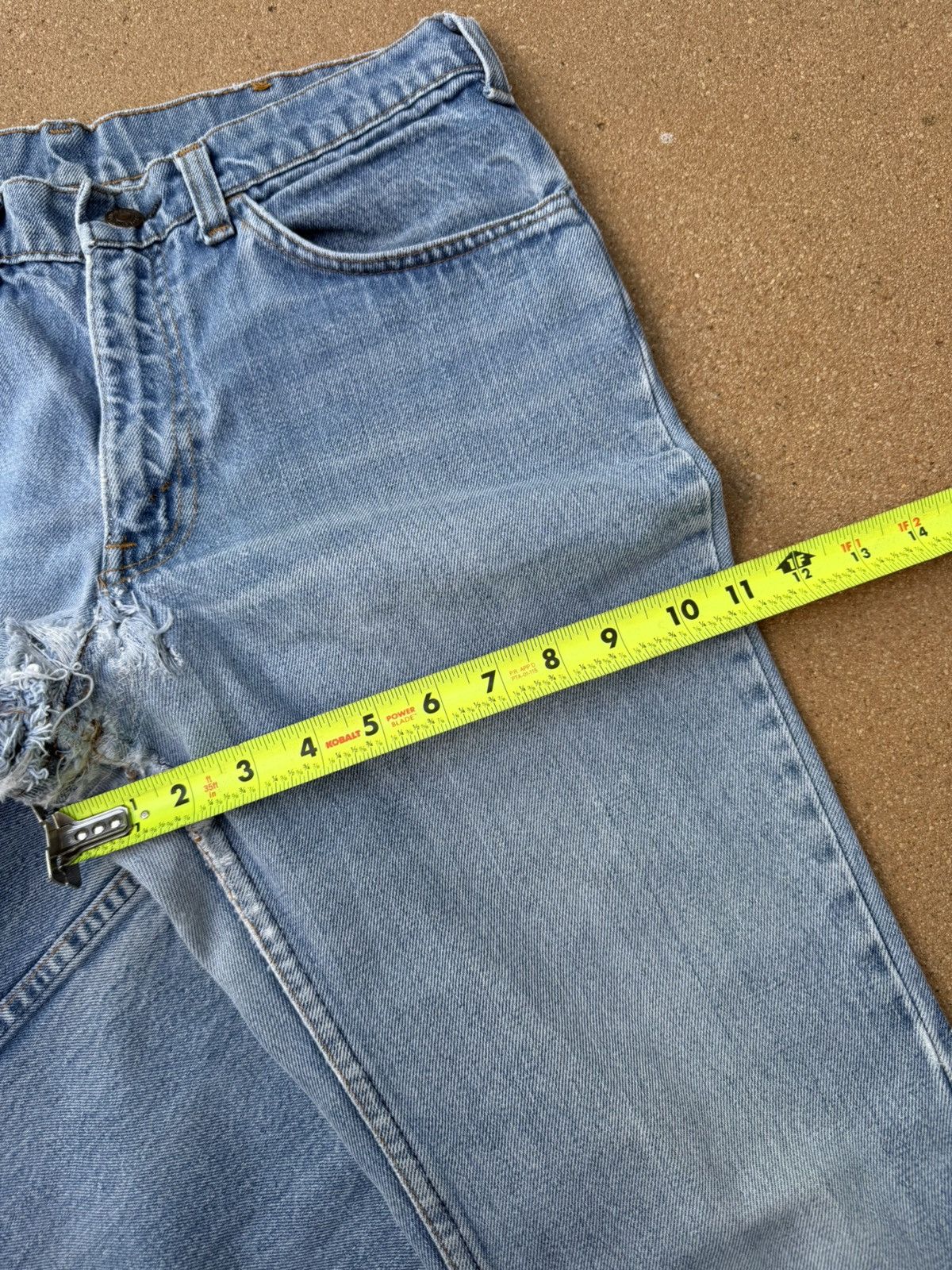 Levi's Vtg 70’s Levi’s 684 Orange Tab Bellbottom Flare Jeans 31x31 Size US 31 - 14 Thumbnail