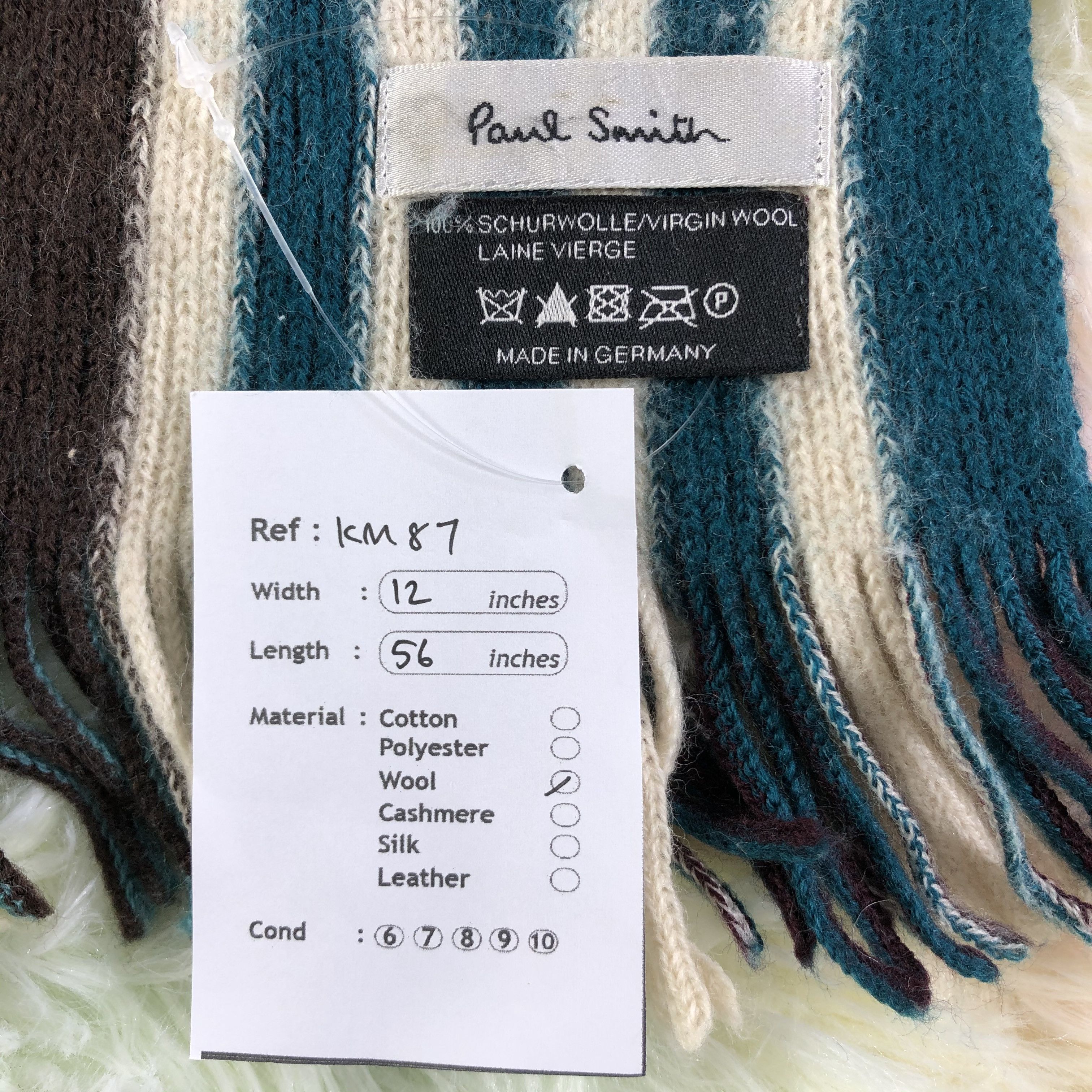 Paul Smith Paul Smith Scarf / Muffler / Neckwear - KM87 Size ONE SIZE - 6 Thumbnail