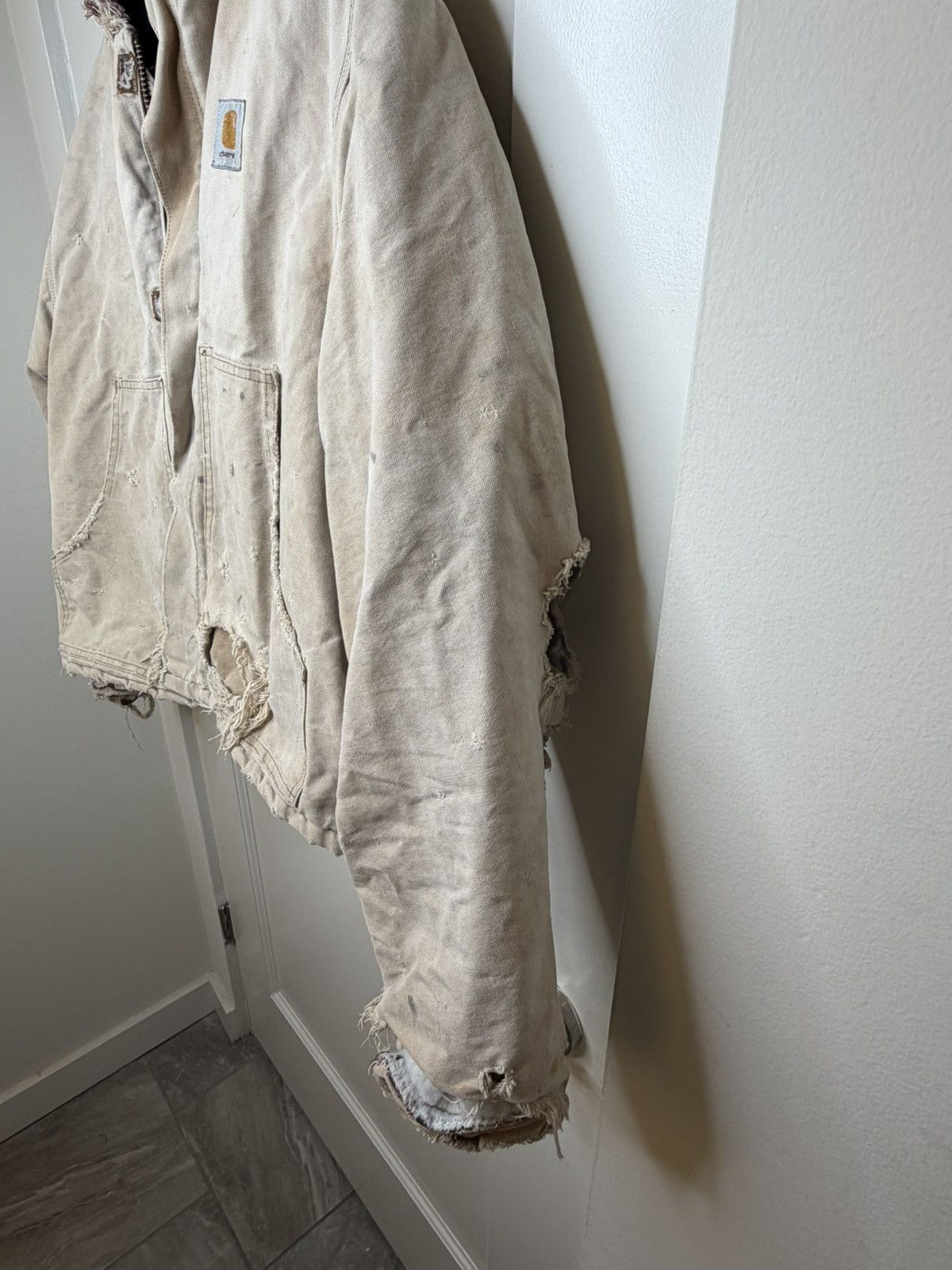 Carhartt Vintage Carhartt Men's Jacket Cream Duck Arctic Size Large Size US L / EU 52-54 / 3 - 3 Thumbnail