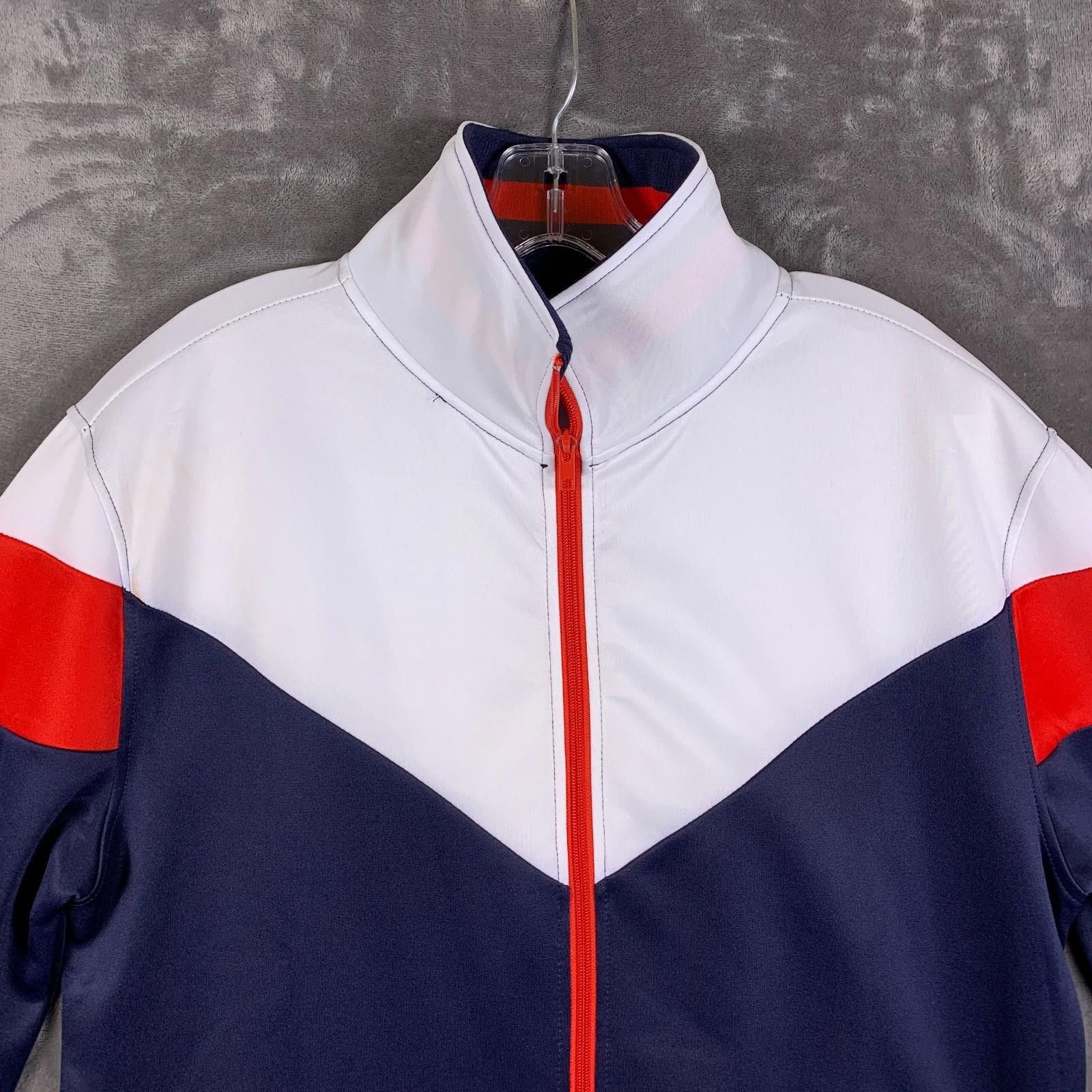 Designer SCREENSHOT Men's Track Jacket, Sz. Med, Color White/Navy 308 Size US M / EU 48-50 / 2 - 3 Thumbnail