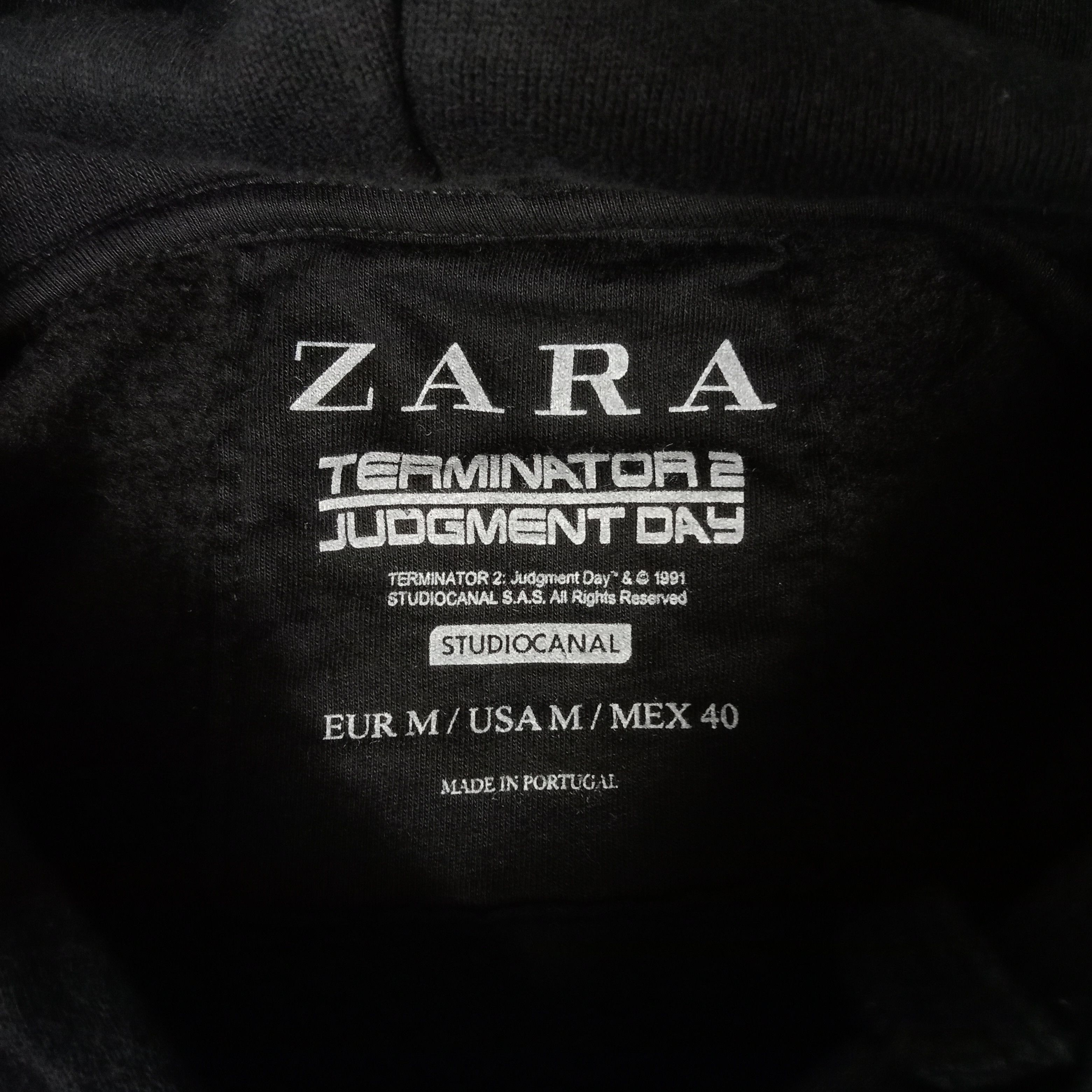Zara ZARA X Terminator American Movie Sweatshirt Hoodie Size US M / EU 48-50 / 2 - 4 Thumbnail
