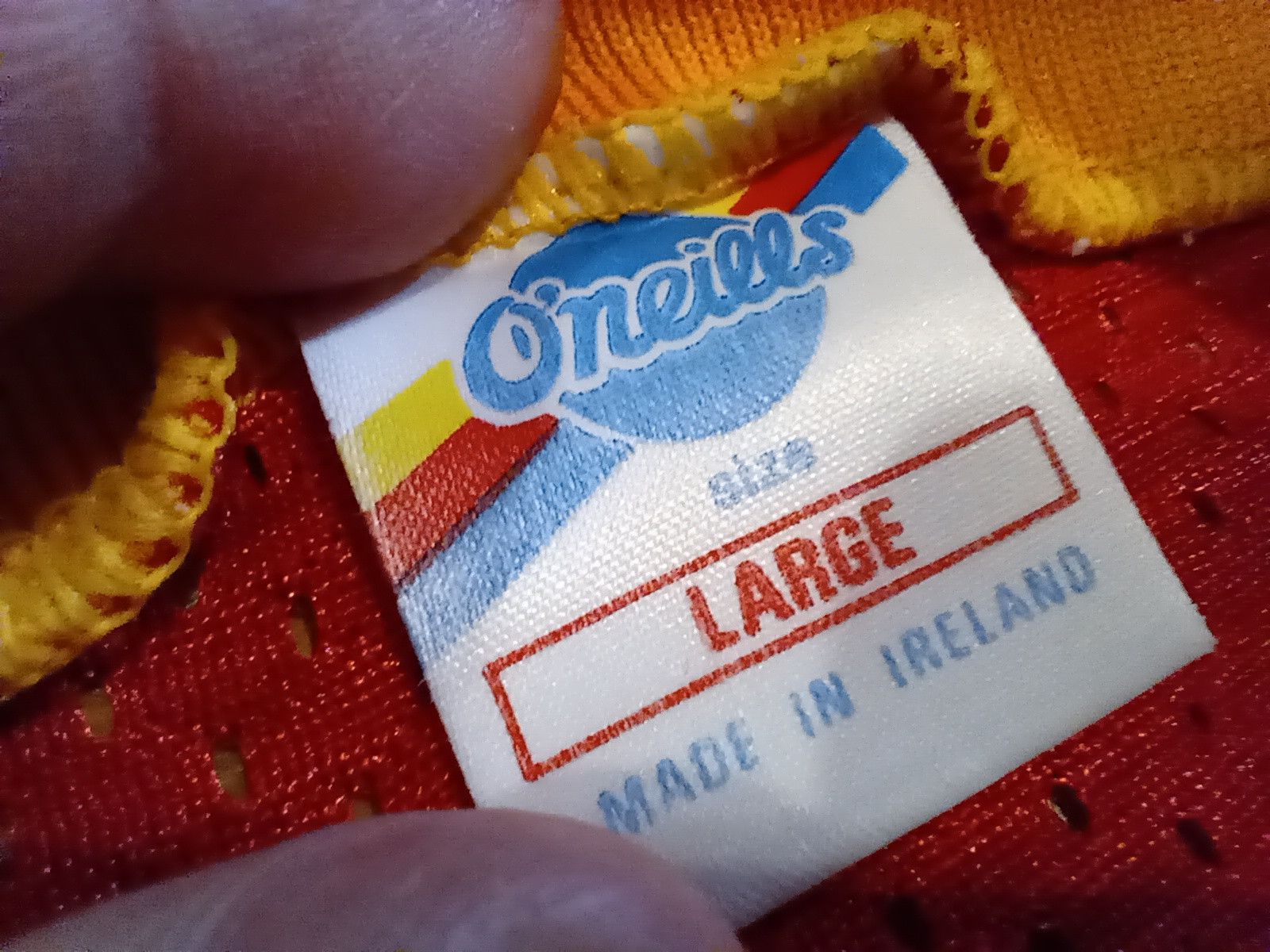 Vintage Vintage 1980s USSR Soviet Union Football Mesh Shirt O'Neills Size US L / EU 52-54 / 3 - 3 Thumbnail