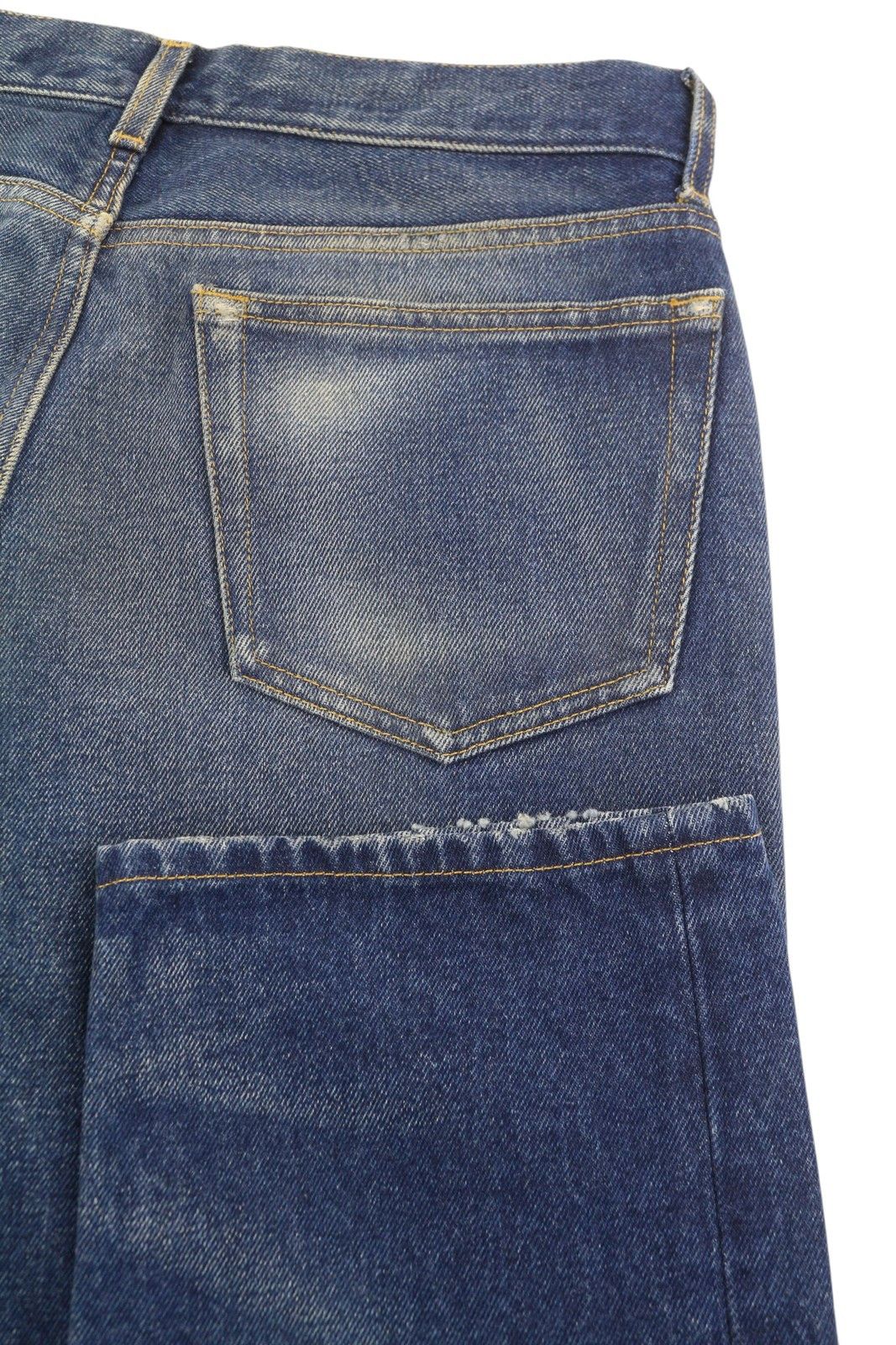 Ambush Design W30 Blue Faded Washed Whiskers Slim Button Fly Denim 86511 Size US 30 / EU 46 - 5 Thumbnail