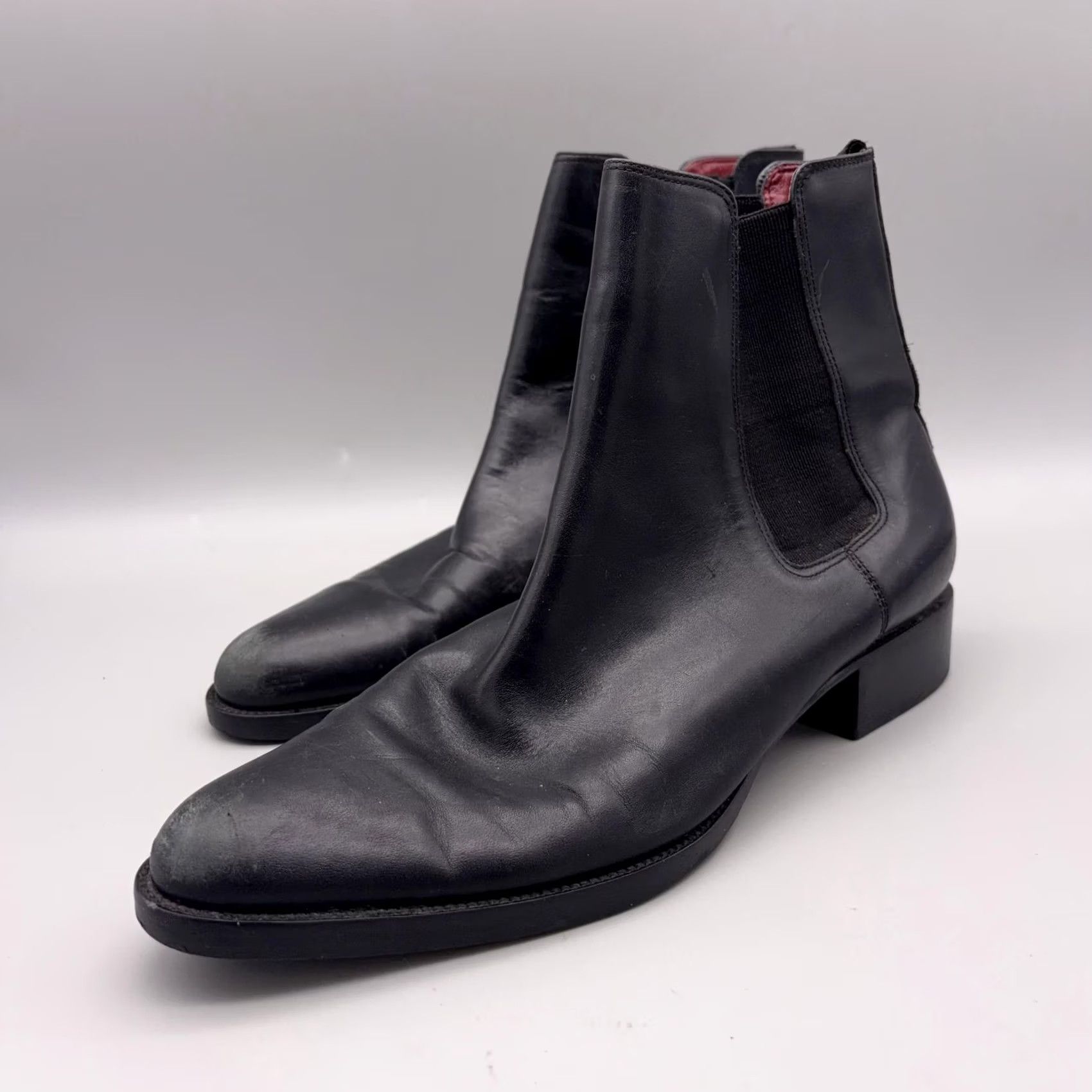 Ralph Lauren Ralph Lauren Womens 8 Black Leather Ankle Boots Chelsea LRL Size US 8 / IT 38 - 3 Thumbnail