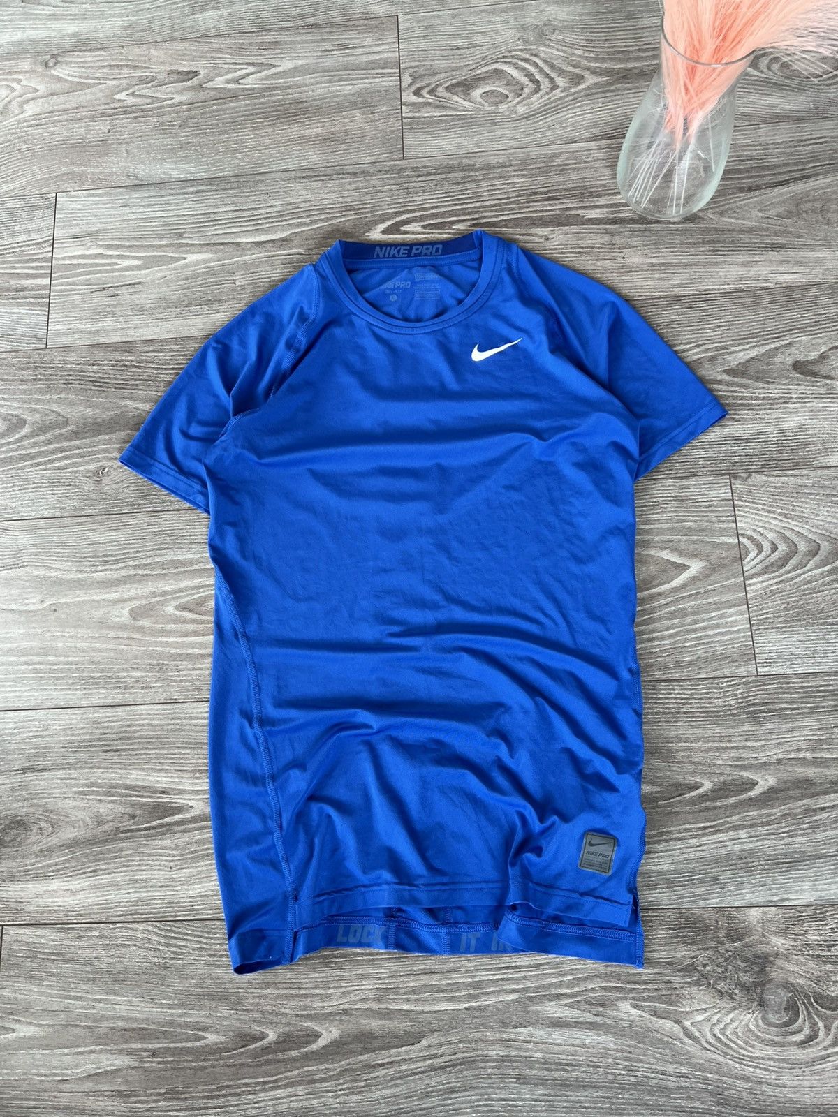 Nike Nike Pro Combat Onyx Rashguard Compression Gym Tee Size US L / EU 52-54 / 3 - 5 Thumbnail