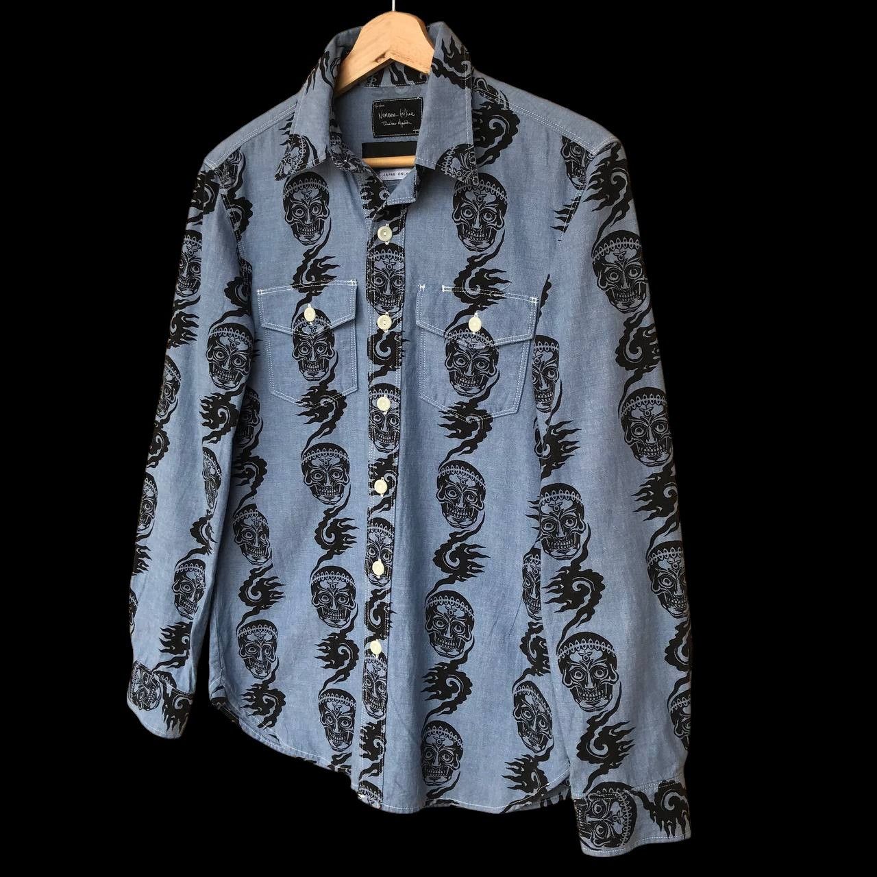Number (N)ine × Takahiromiyashita The Soloist. NUMBERNINE X MAGICAL DESIGN SKULL PRINTED TAKAHIRO MIYASHITA Size US M / EU 48-50 / 2 - 7 Thumbnail