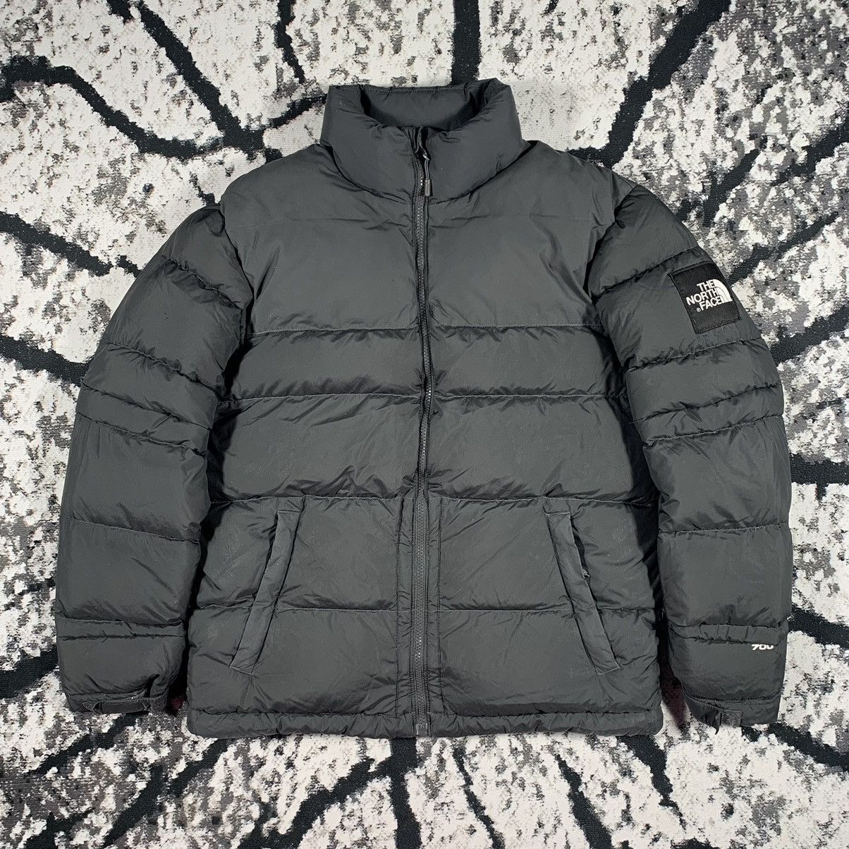 Pre-owned The North Face X Vintage The North Face Nuptse 700 Down Puffer Jacket Vintage Style In Matte Grey
