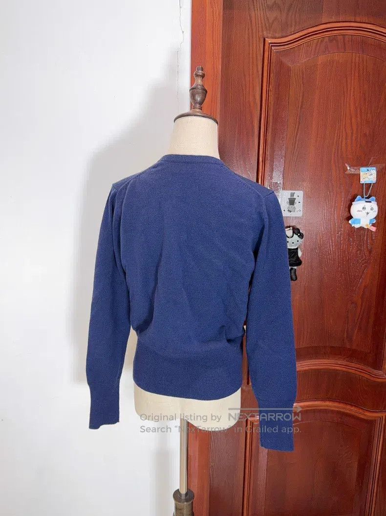 Vivienne Westwood Vivienne Westwood Blue Knit Wool Cardigan Size L / US 10 / IT 46 - 3 Thumbnail
