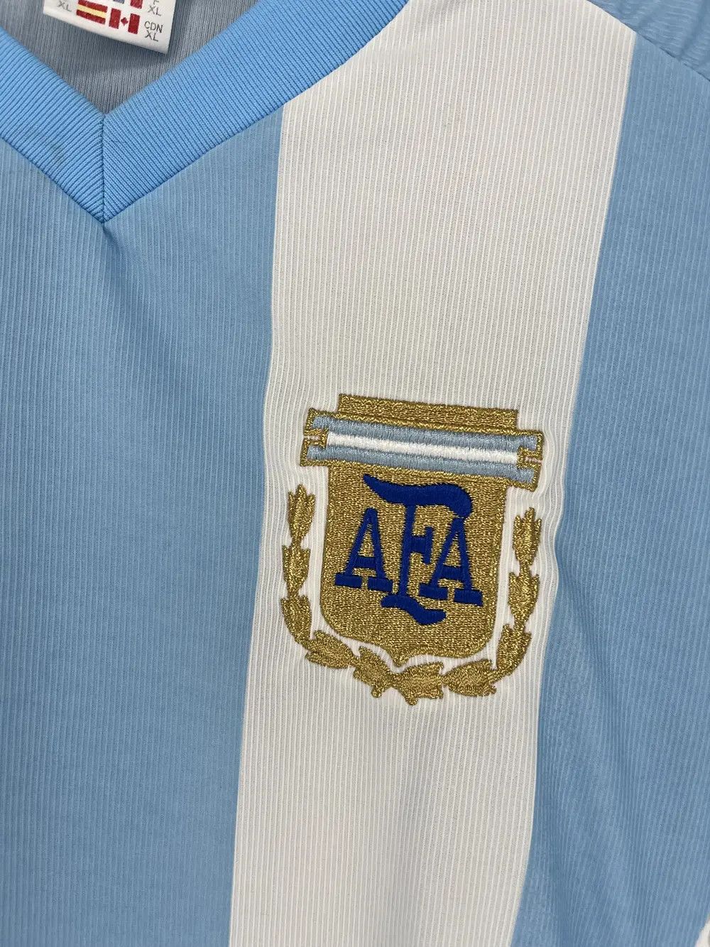 Adidas ARGENTINA 90S HOME FOOTBALL SHIRT SOCCER JERSEY ADIDAS Size US XL / EU 56 / 4 - 5 Thumbnail