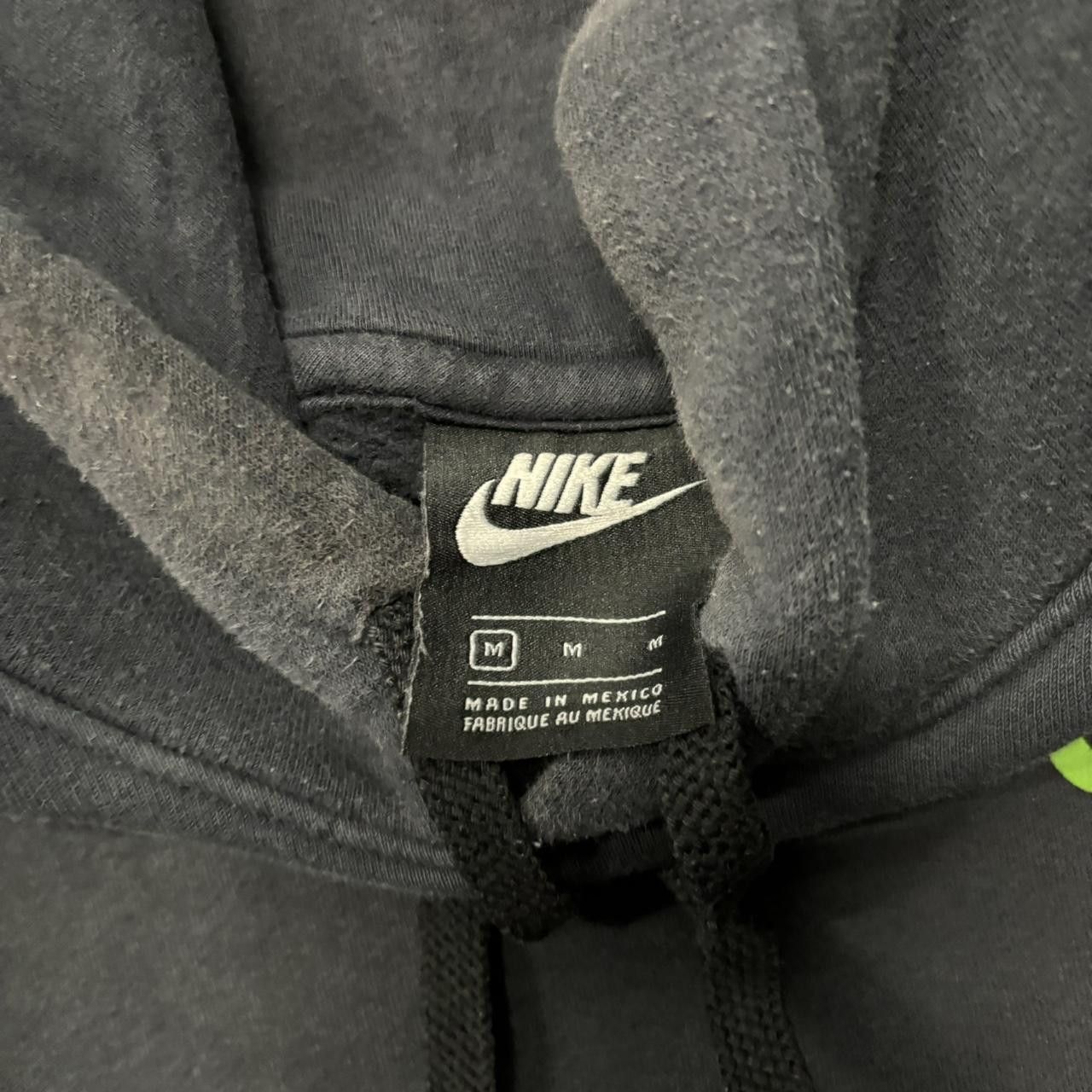 Nike × Vintage Vintage Y2K/2000s Black Nike Optimist Essential Hoodie! Size US M / EU 48-50 / 2 - 8 Thumbnail