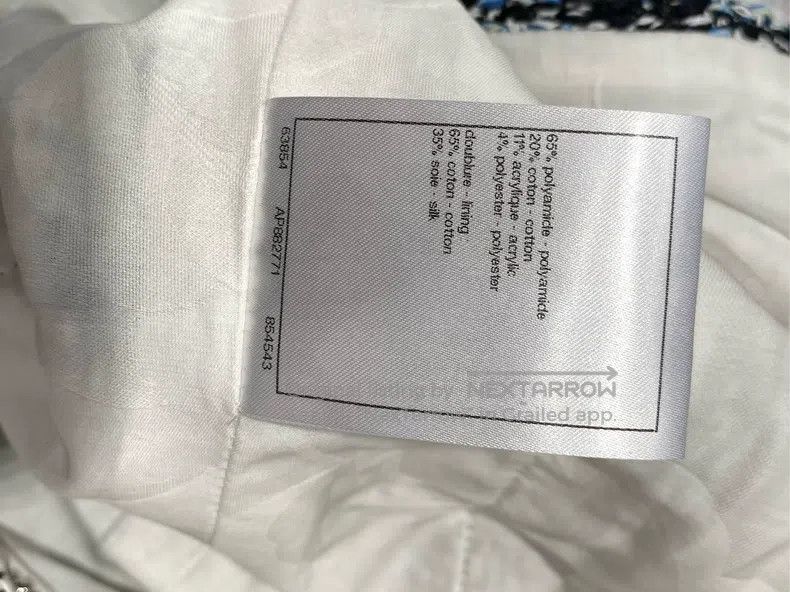 Chanel Chanel 23p blue and white plaid tweed jacket Size XS / US 0-2 / IT 36-38 - 7 Thumbnail