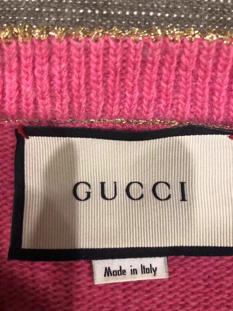 Gucci Gucci Cat Sweater in Pink Color-dmc Size M / US 6-8 / IT 42-44 - 3 Thumbnail
