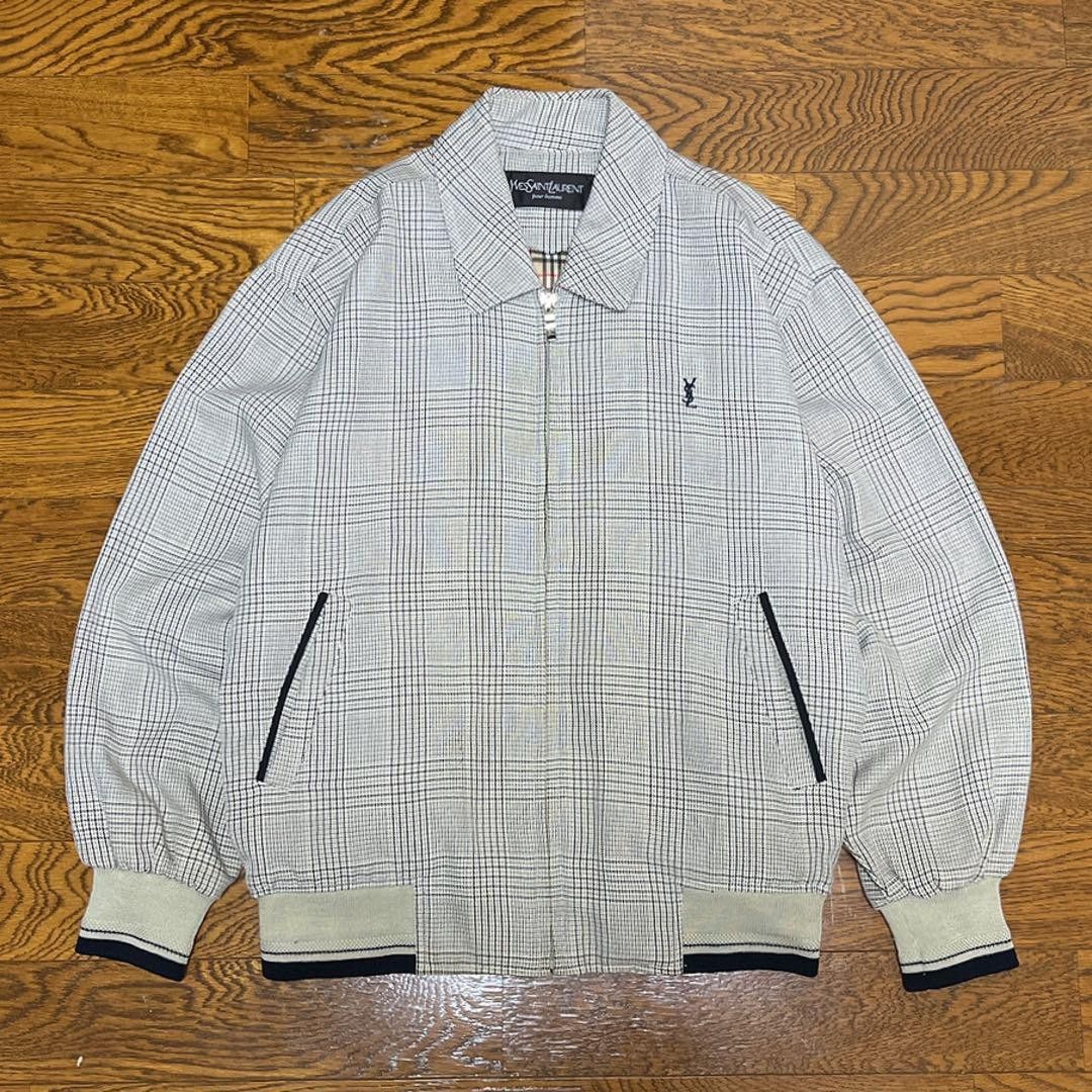 Yves Saint Laurent 90s Vintage Yves Saint Laurent Zip Up Jacket Size US M / EU 48-50 / 2 - 1 Thumbnail