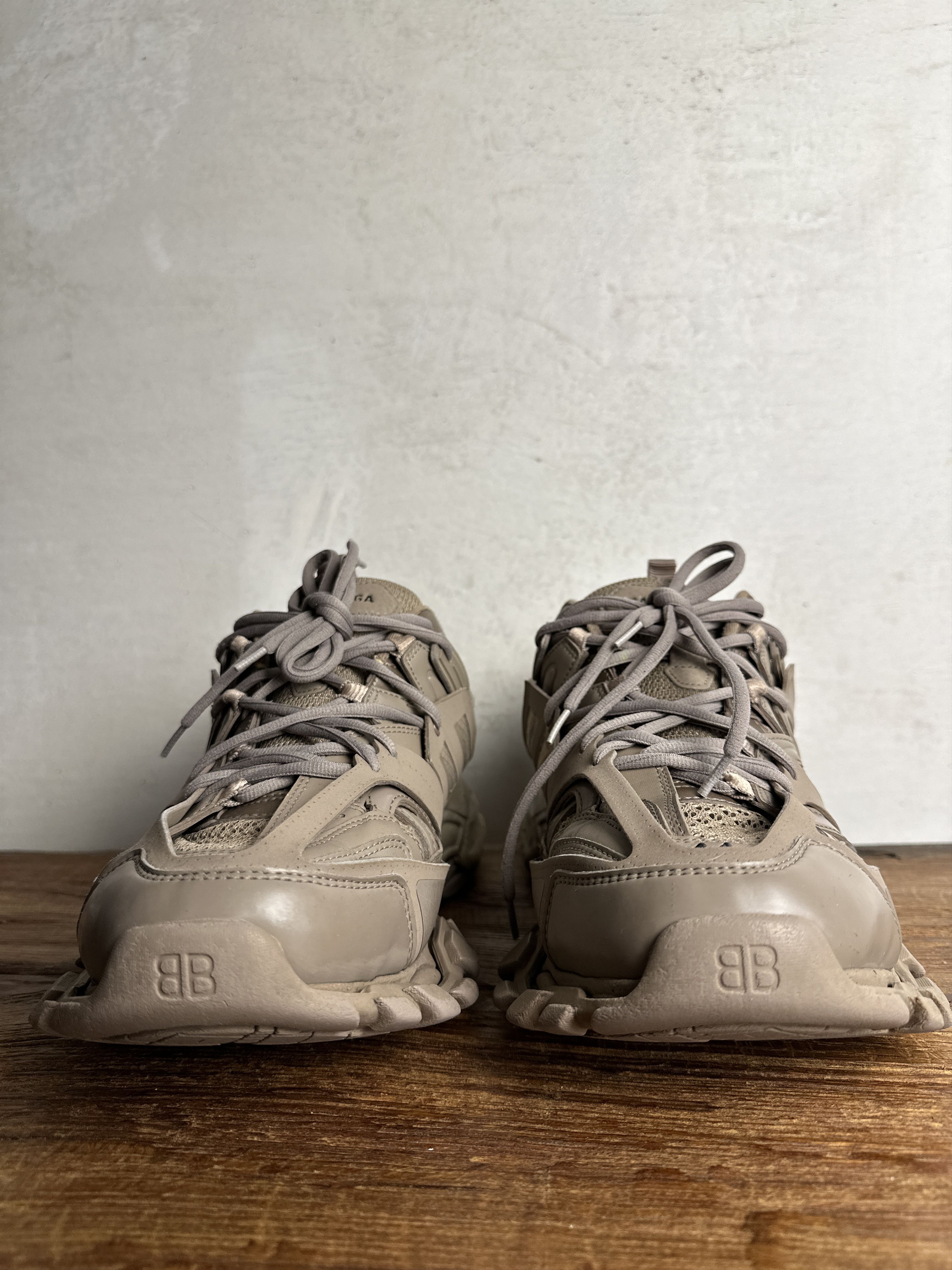 Balenciaga Balenciaga Track Full Beige Recycled Sneakers Size US 11 / EU 44 - 4 Thumbnail