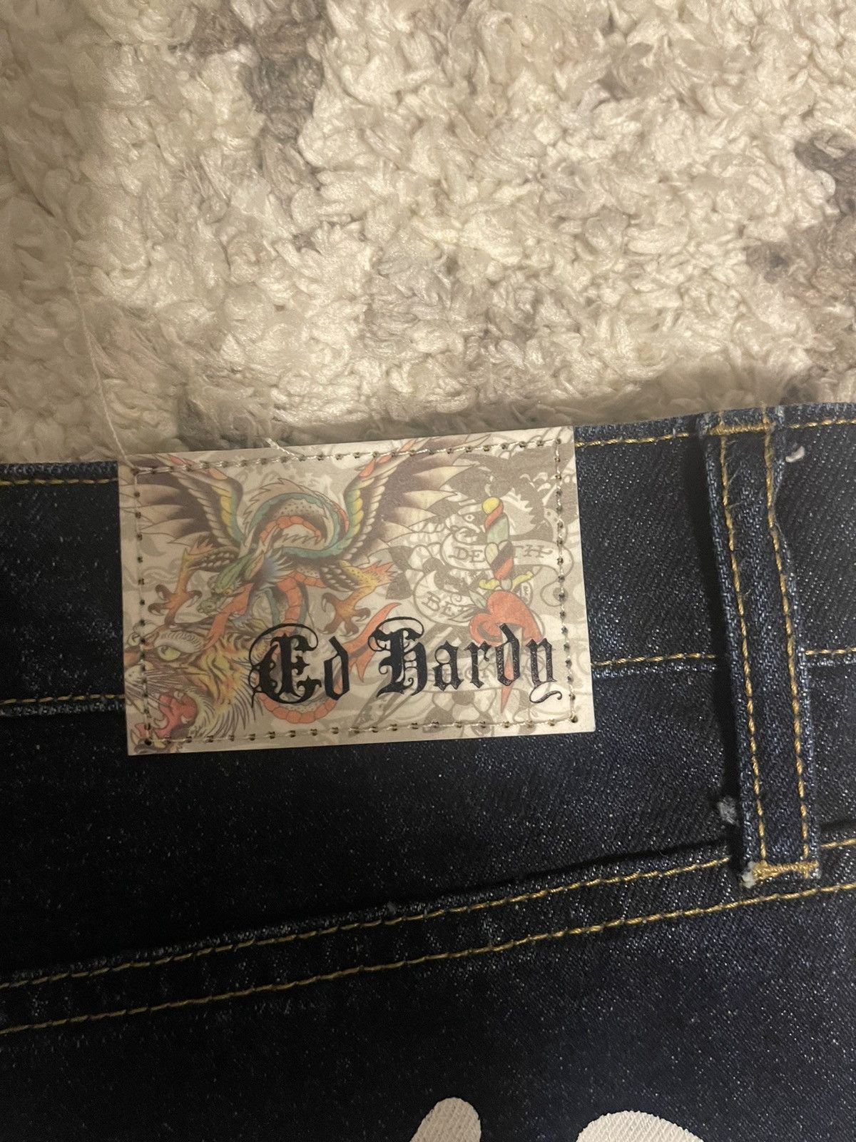 Christian Audigier × Designer × Ed Hardy Vintage Y2K Ed Hardy Denim Size US 38 / EU 54 - 3 Thumbnail