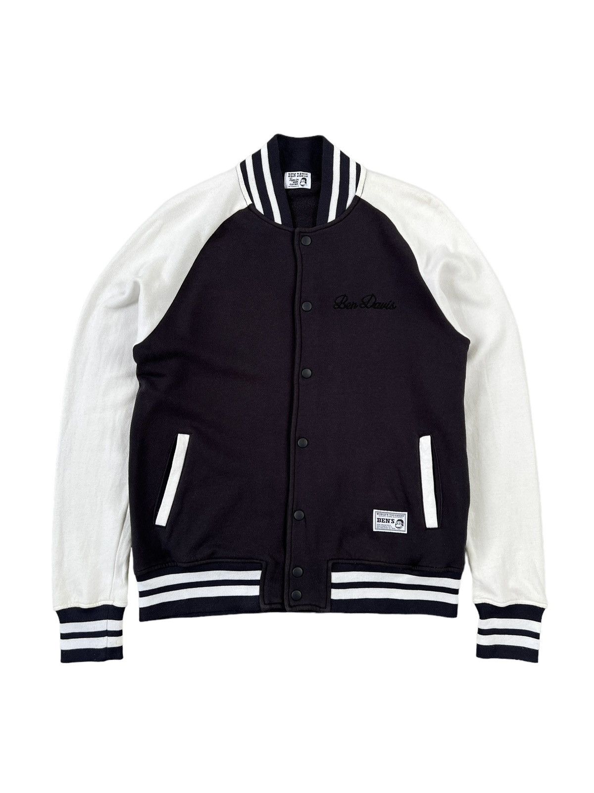 Ben Davis Ben Davis Snap Button Cotton Varsity Jacket Size US L / EU 52-54 / 3 - 1 Thumbnail