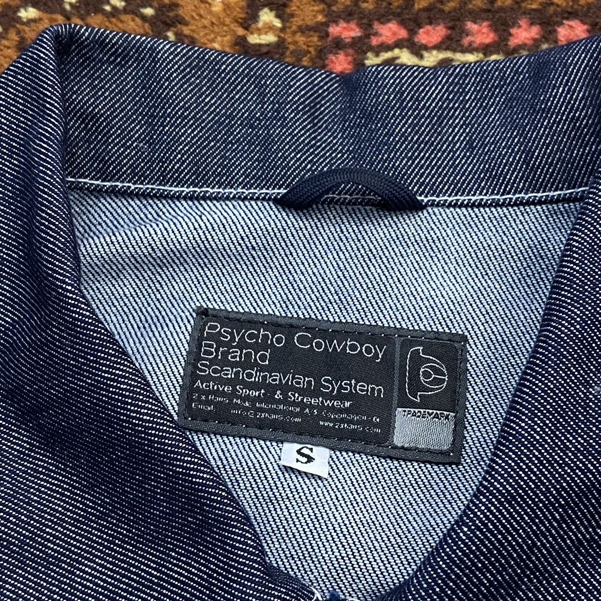 Japanese Brand × Vintage 📌 Vintage Psycho Cowboy y2k Denim Jacket Made in Italy Size US S / EU 44-46 / 1 - 9 Thumbnail