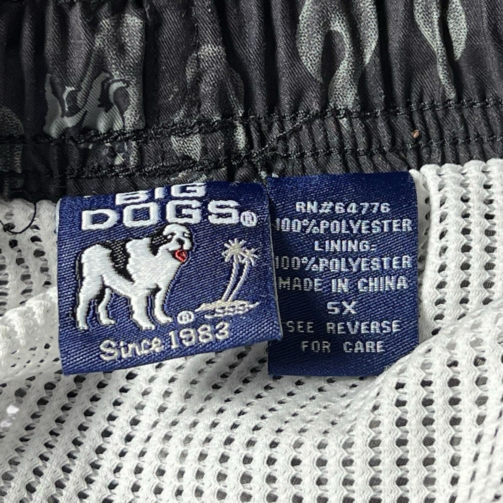 Big Dogs VTG BIG DOGS Shorts Men 5X Multicolor Flames Swim Trunks AOP Size US 44 / EU 60 - 3 Thumbnail