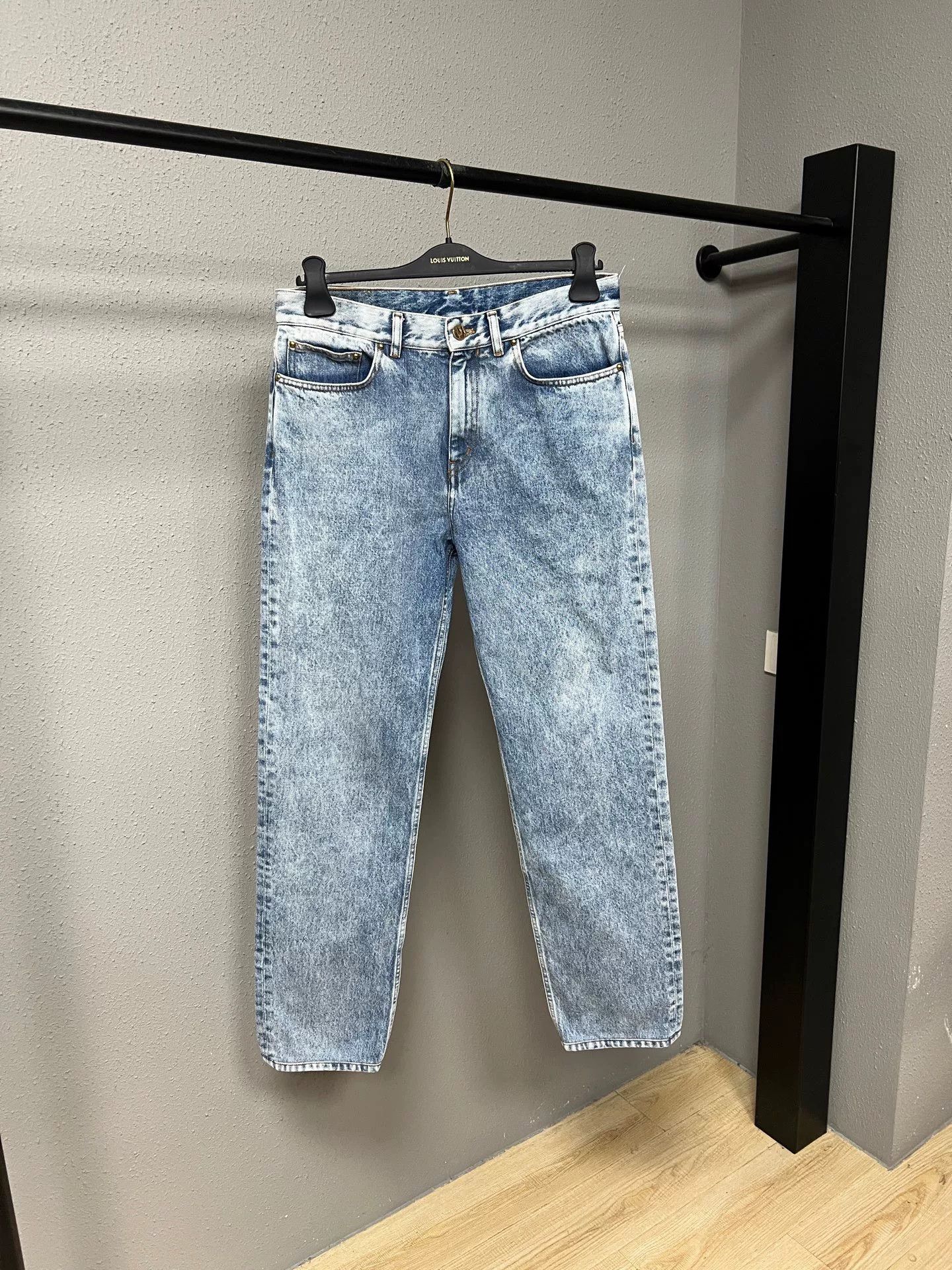 louis vuitton faded wash denim jeans