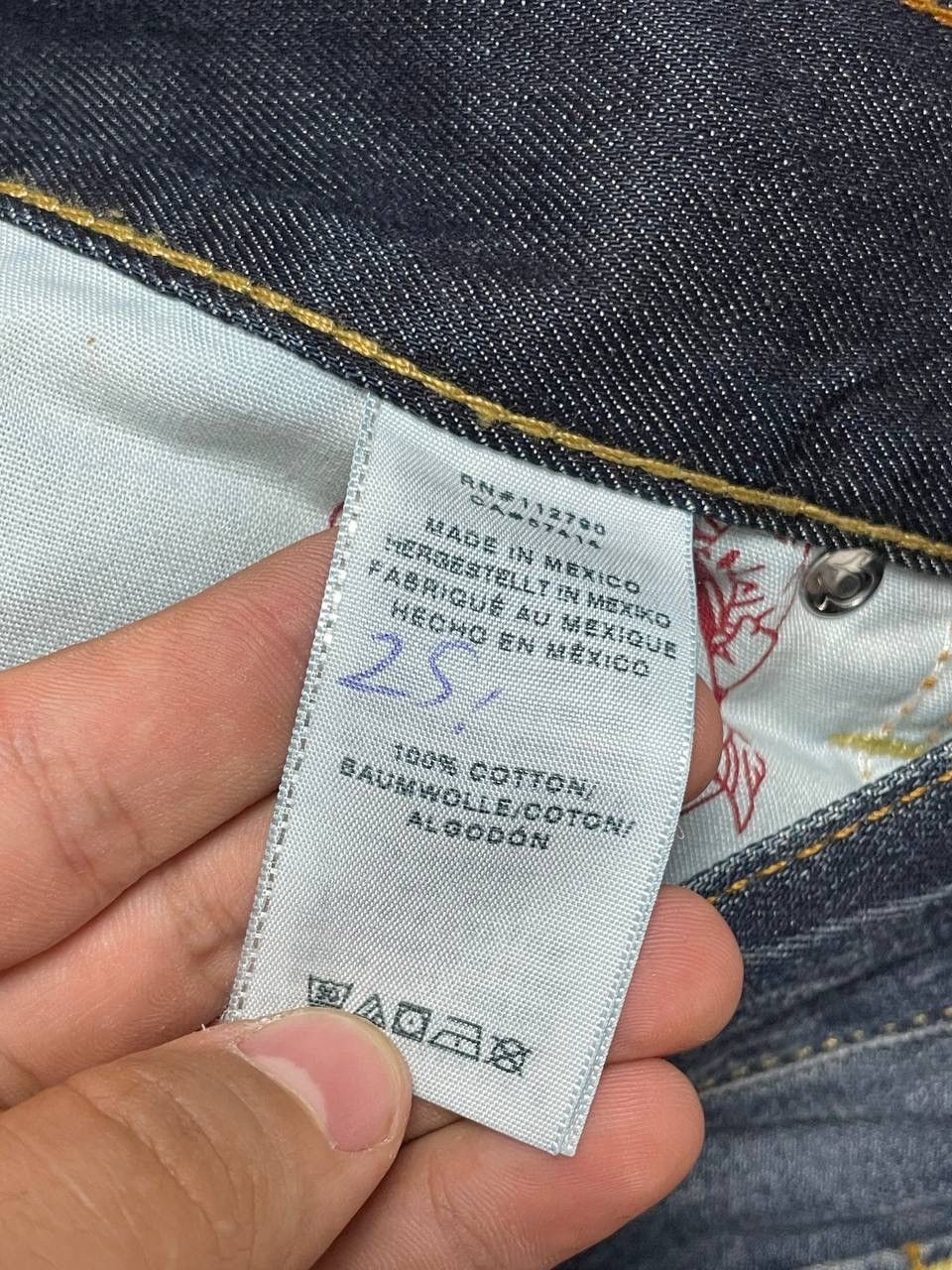 True Religion × Vintage True Religion Denim Shorts Big Logo SWAG Y2k Size US 32 / EU 48 - 11 Thumbnail