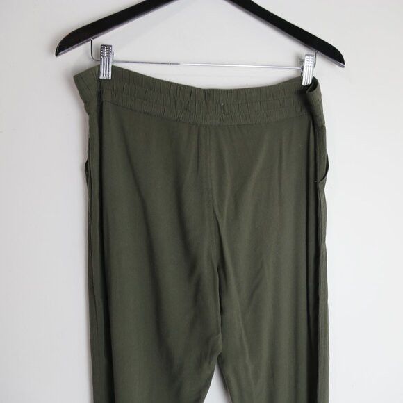 Aritzia Aritzia Tna Ion Jogger Olive Green Drawstring Pants Size XS Size 34" / US 12 / IT 48 - 4 Thumbnail