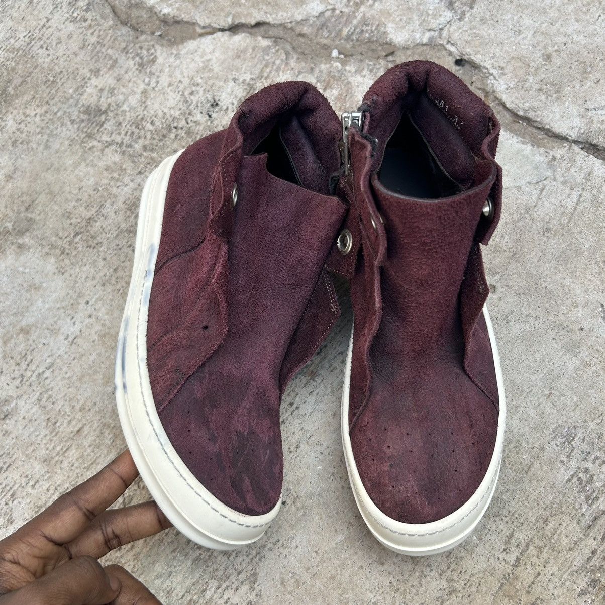 Rick Owens Rick Owens FW14 Moody Bloody Isand Dunks US5 EU37 Size US 7 / IT 37 - 1 Thumbnail