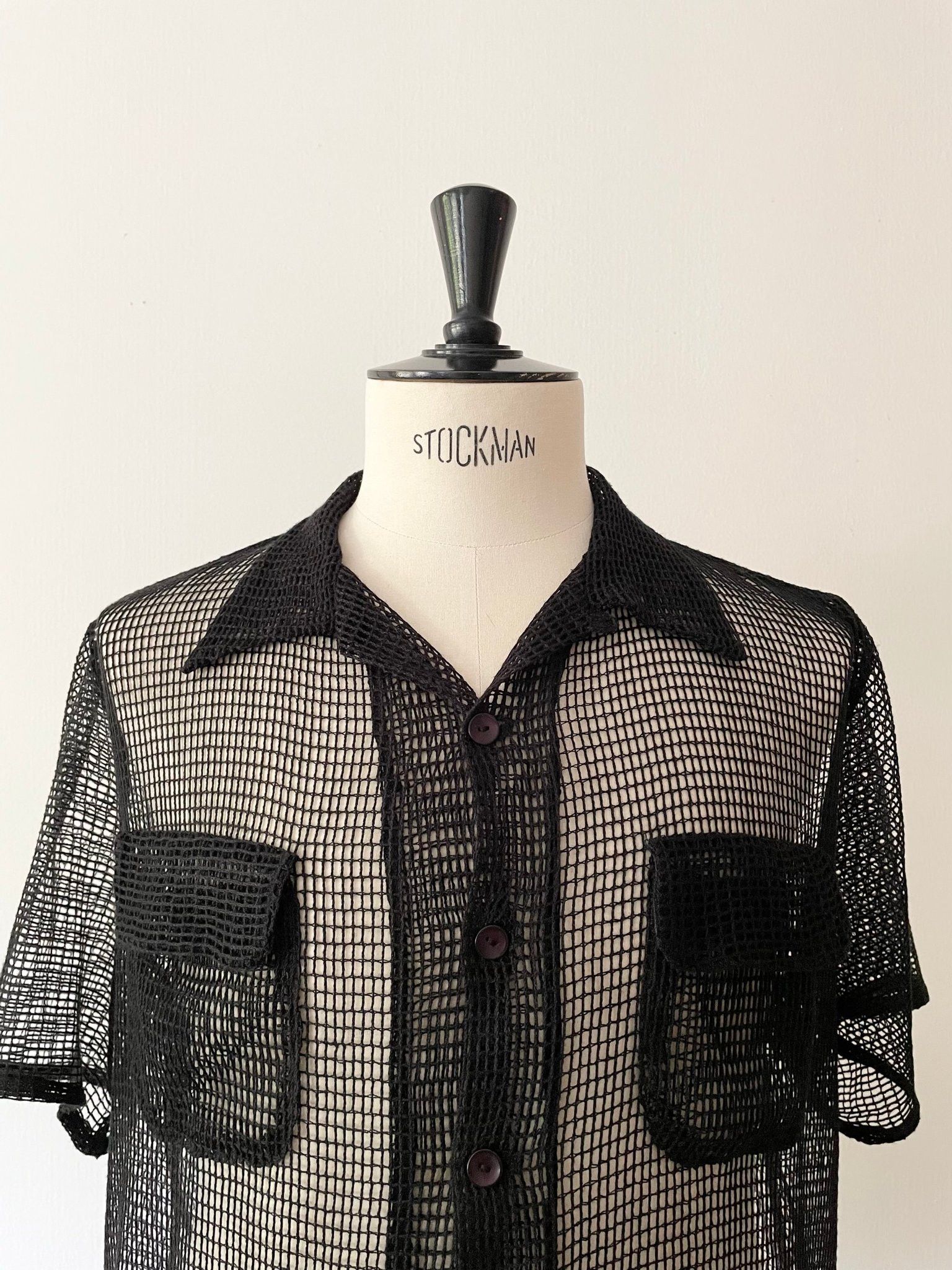 Other Brut Camp Collar Mesh Shirt - M/L Size US L / EU 52-54 / 3 - 4 Thumbnail