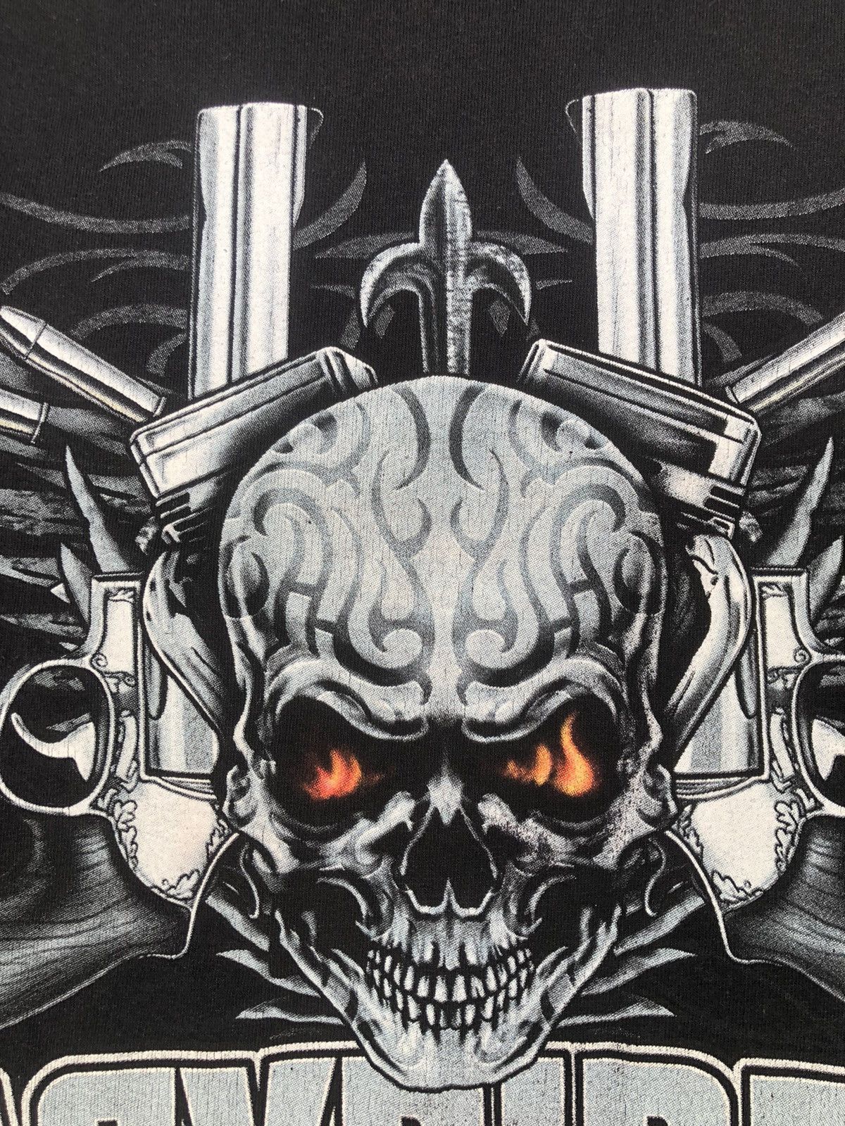 Harley Davidson Vintage EASYRIDERS Skull And Guns Sleeve Print Size US L / EU 52-54 / 3 - 4 Thumbnail