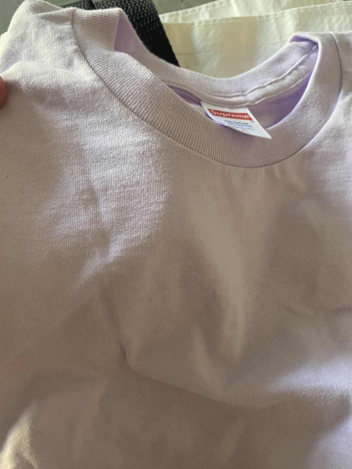Supreme Rare Lavender Supreme Tee Blank Size US XL / EU 56 / 4 - 2 Thumbnail