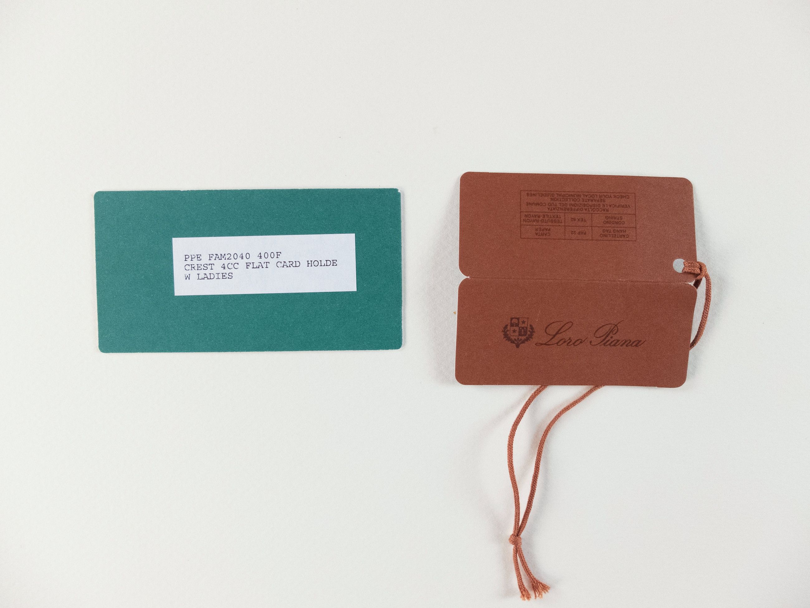 Loro Piana LORO PIANA Crest lavender purple leather card holder wallet Size ONE SIZE - 6 Thumbnail