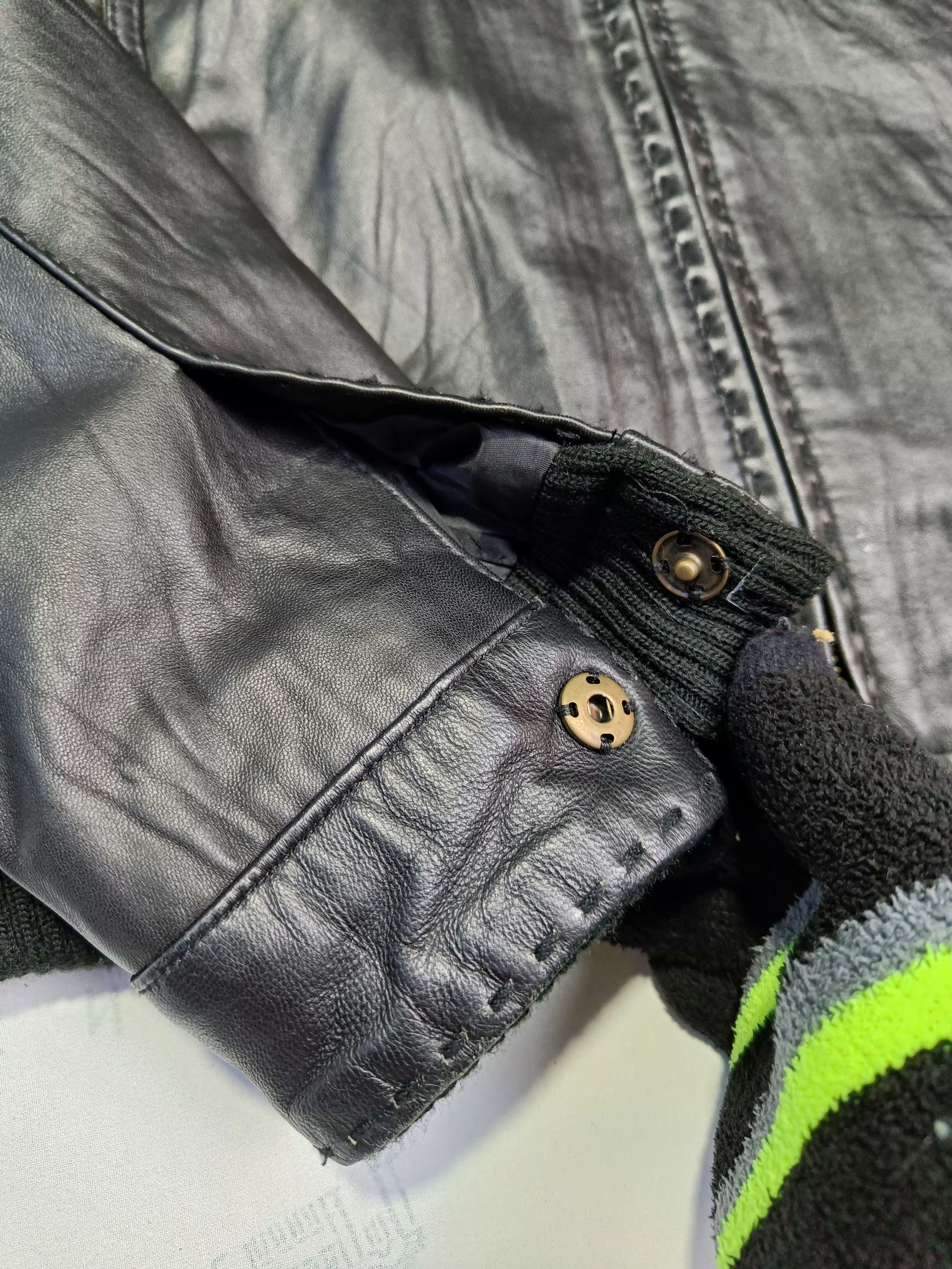 Genuine Leather Steal🔥 Black Sheepskin Crutch Co Leather Jackets Size US S / EU 44-46 / 1 - 10 Thumbnail