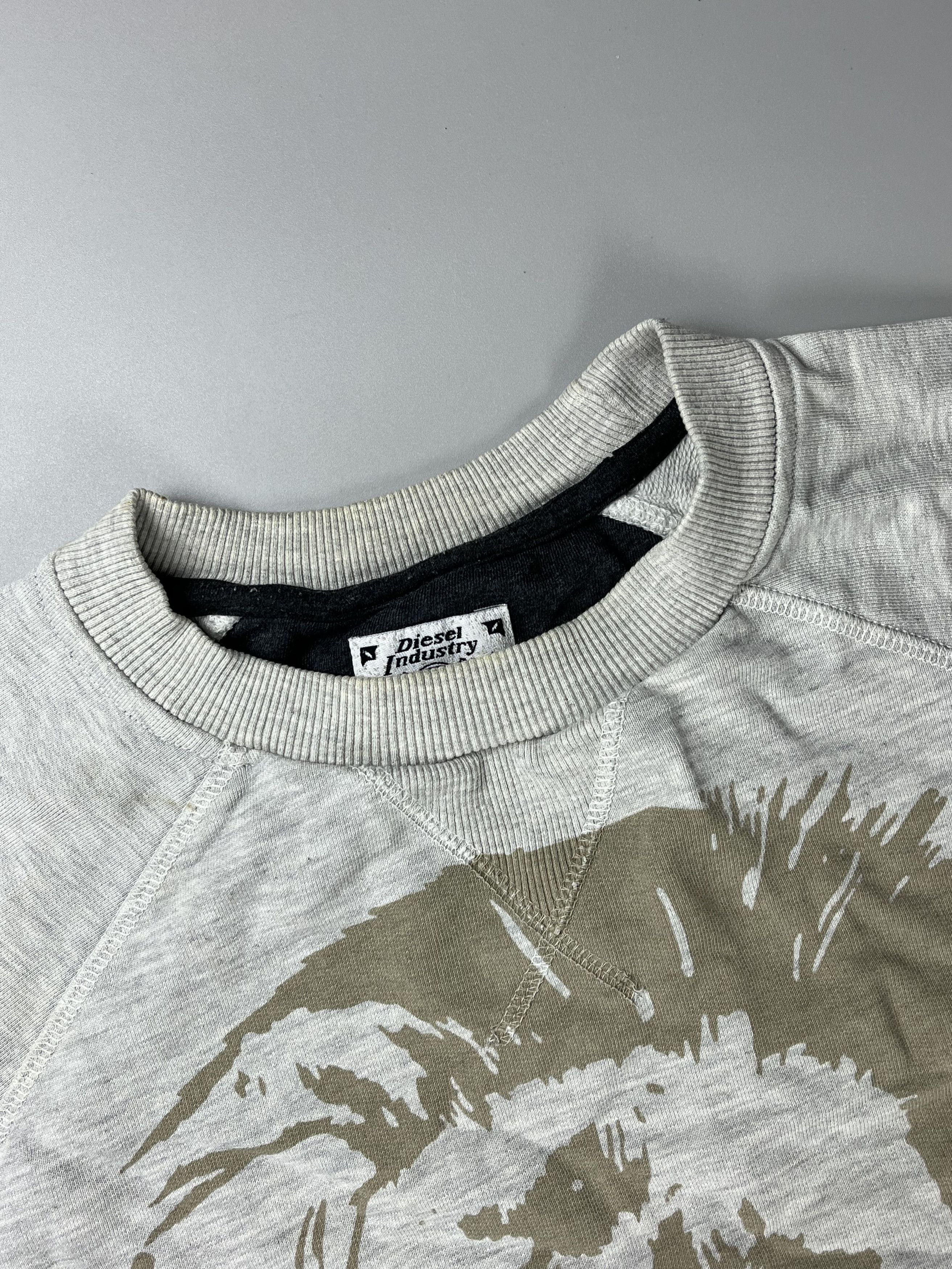 Diesel × Vintage Rare DIESEL Big Logo Vintage Sweatshirt Size US L / EU 52-54 / 3 - 4 Thumbnail