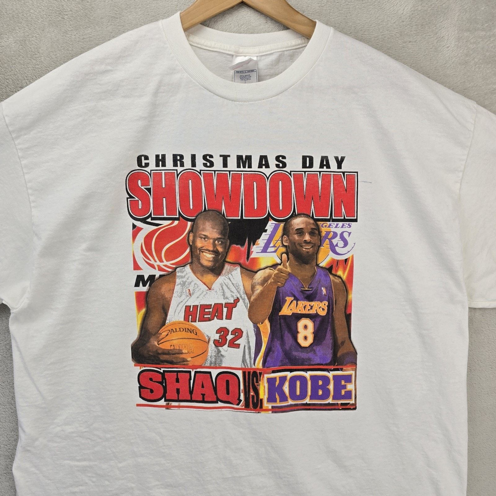 Other Vintage Kobe vs Shaq Shirt XXL Christmas Day Showdown 2004 Size US XXL / EU 58 / 5 - 2 Thumbnail