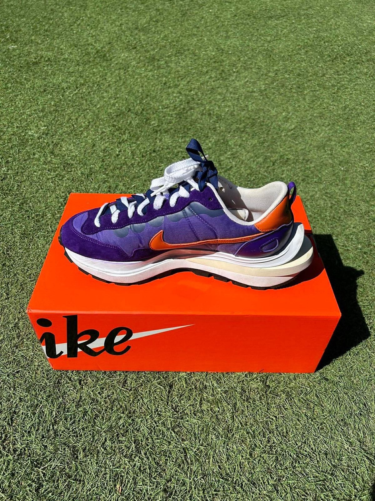 Nike × Sacai Nike Sacai Vaporwaffle Dark Iris sneakers Size US 10 / EU 43 - 3 Thumbnail