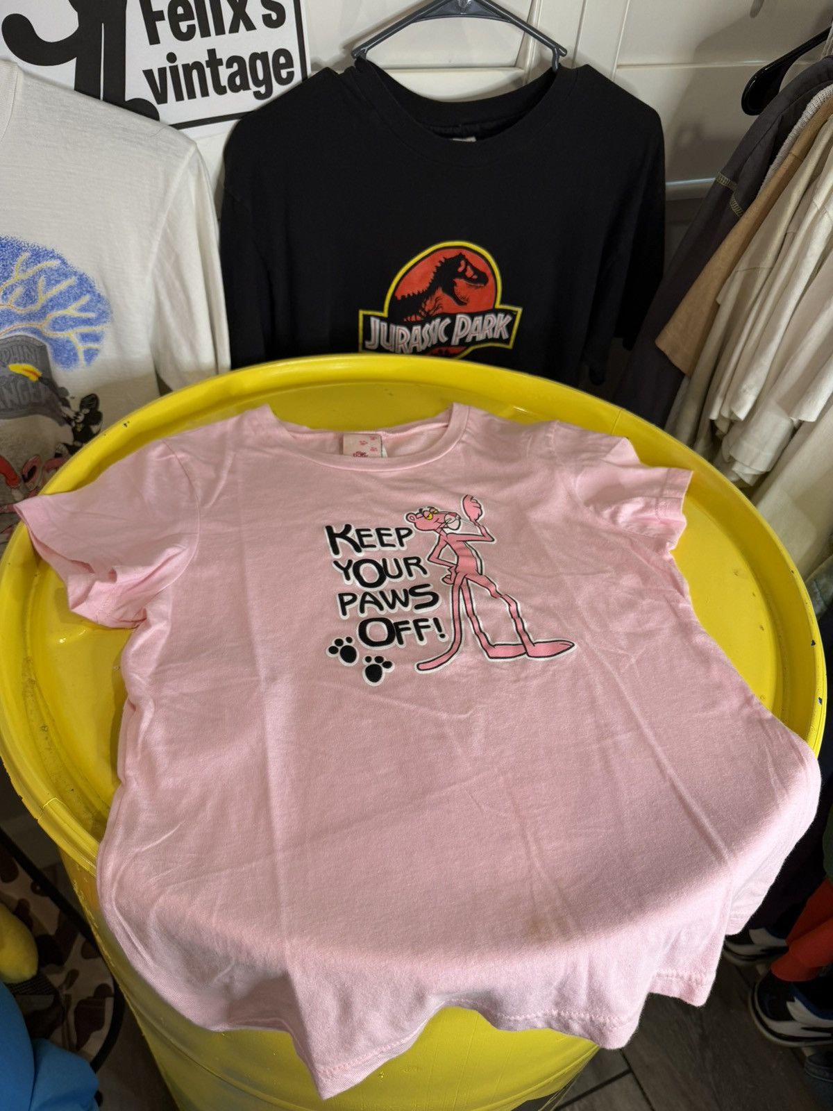 Vintage 1990s pink Panther vintage women’s T-shirt Size S / US 4 / IT 40 - 3 Thumbnail